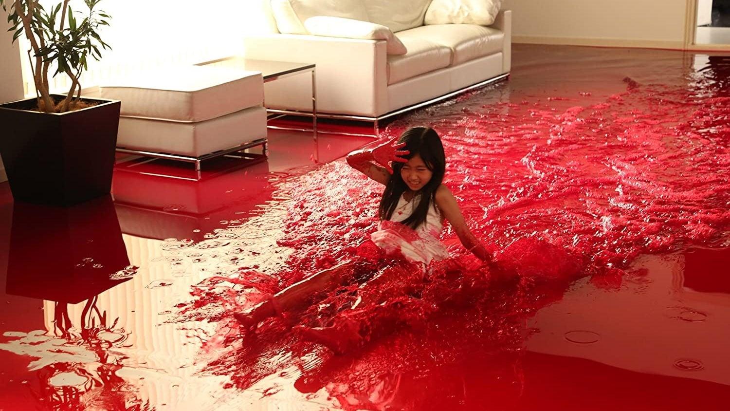 Cinematic background from Why Don't You Play in Hell? 2013 - In Japan, gonzo filmmakers hatch a three-pronged plan to save an actress's career, end a yakuza war and make a hit movie.