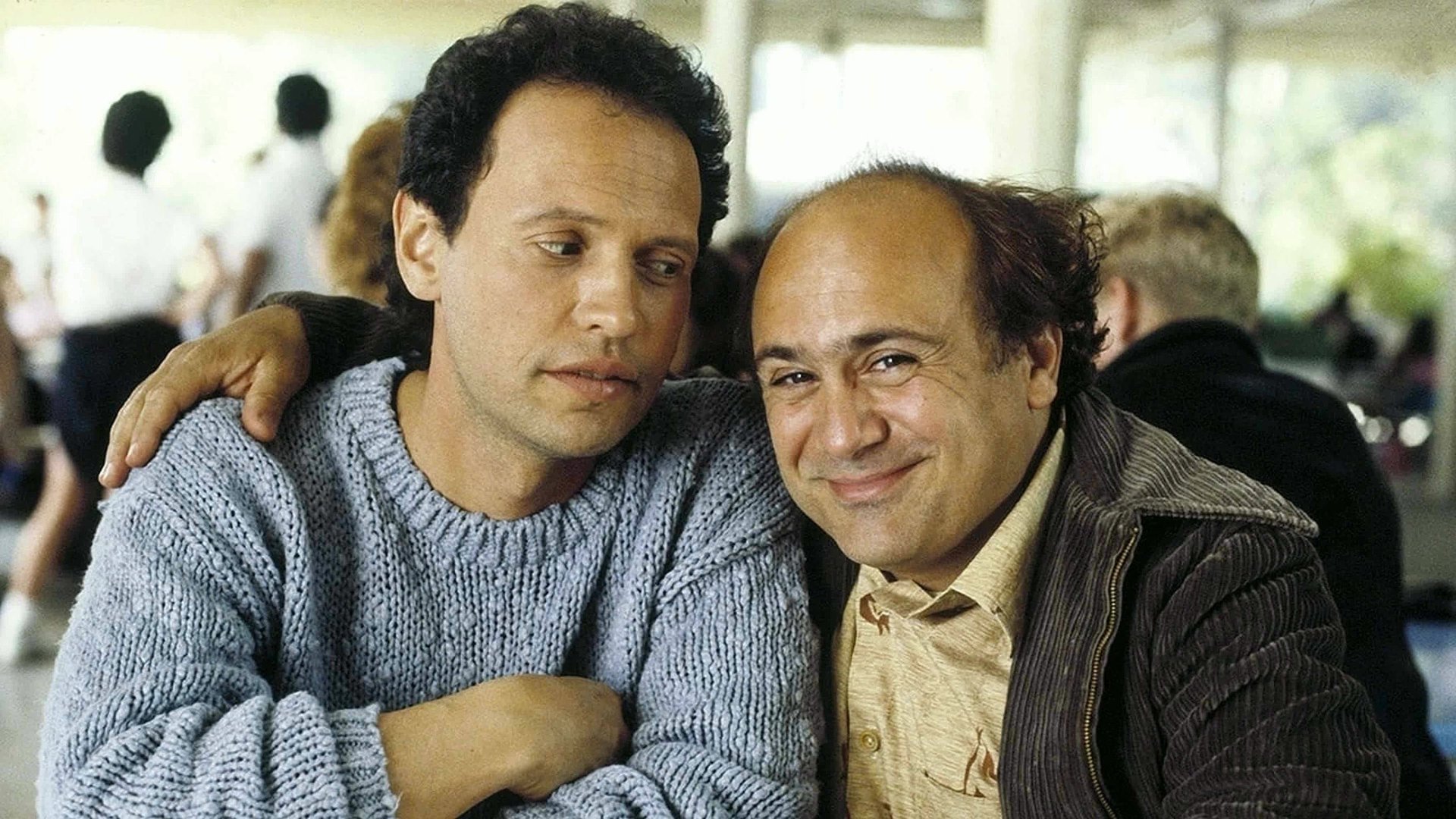 Cinematic background from Throw Momma from the Train 1987 - Larry Donner, an author with a cruel ex-wife, teaches a writing workshop in which one of his students, Owen, is fed up with his domineering mother. When Owen watches a Hitchcock classic that seems to mirror his own life, he decides to put the movie's plot into action and offers to kill Larry's ex-wife, if Larry promises to murder his mom. Before Larry gets a chance to react to the plan, it seems that Owen has already set things in motion.