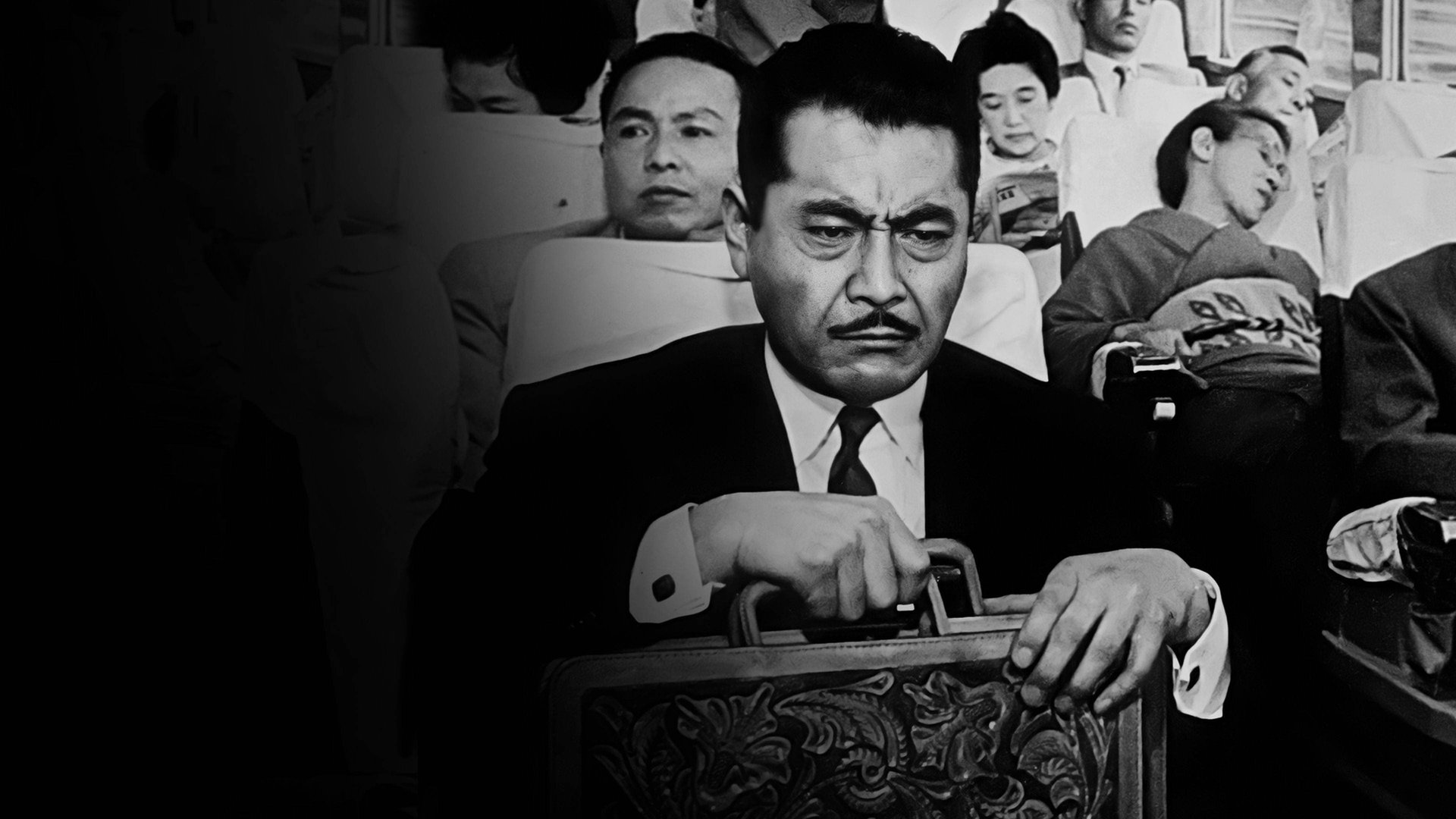 Cinematic background from High and Low 1963 - A shoe company executive who has mortgaged everything he has becomes a victim of extortion when his chauffeur's son is kidnapped and is conflicted over whether he should pay the ransom.