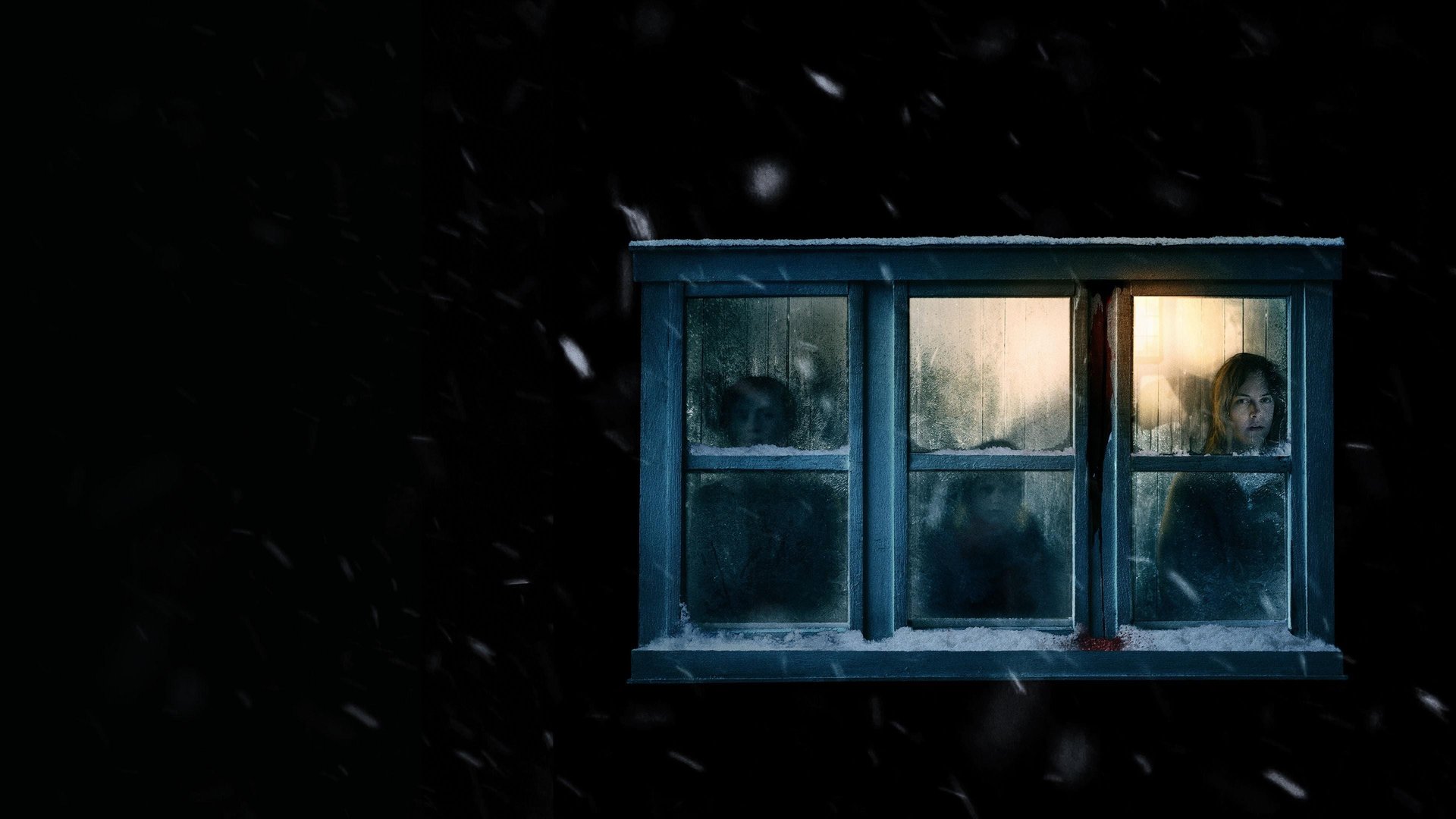 Cinematic background from The Lodge 2019 - When a father is forced to abruptly depart for work, he leaves his children, Aidan and Mia, at their holiday home in the care of his new girlfriend, Grace. Isolated and alone, a blizzard traps them inside the lodge as terrifying events summon specters from Grace's dark past.