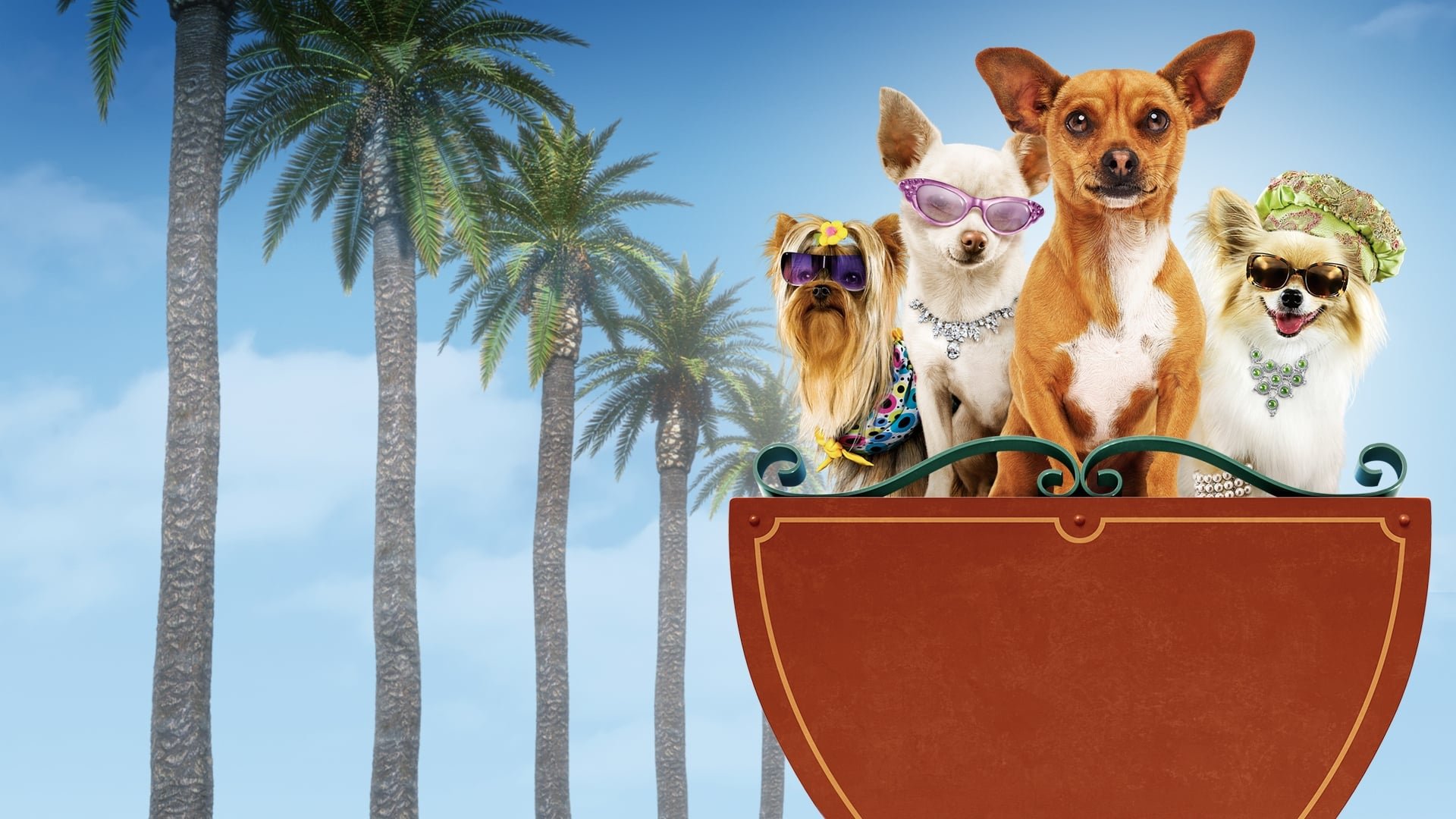 Cinematic background from Beverly Hills Chihuahua 2008 - A pampered Beverly Hills chihuahua named Chloe who, while on vacation in Mexico with her owner Viv's niece, Rachel, gets lost and must rely on her friends to help her get back home before she is caught by a dognapper who wants to ransom her.