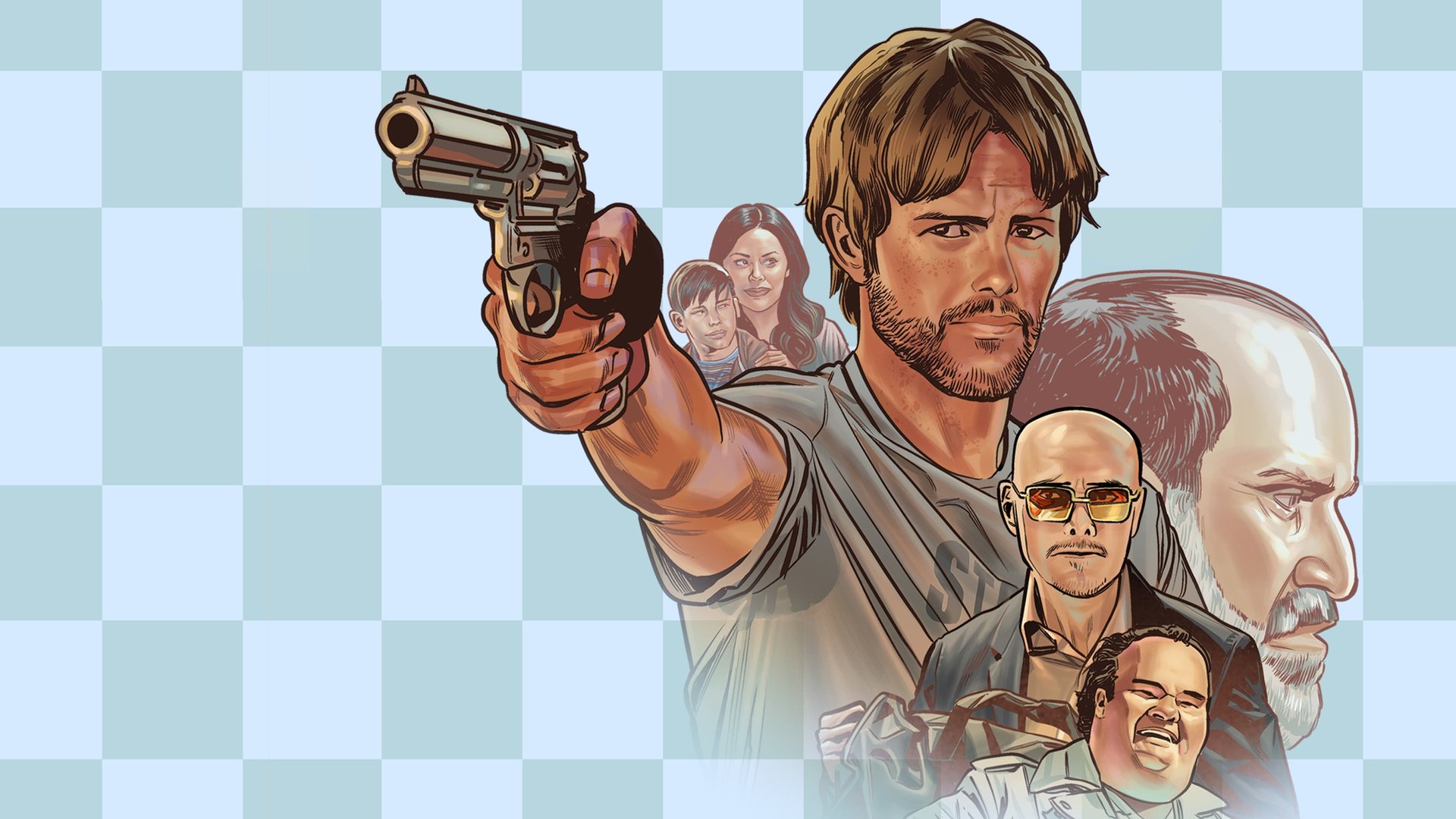 Cinematic background from Run & Gun 2022 - After leaving a life of crime and violence, Ray is a reformed good guy, enjoying a quiet family life in the ‘burbs. But when his past is discovered, Ray is blackmailed into one last job to collect a mysterious package. After a deadly double-cross, he finds himself wounded and on the run from ruthless assassins who will stop at nothing to get what he has. Now, with the lives of his loved ones hanging in the balance and danger at every turn, Ray’s only hope is to draw upon his violent past to survive.