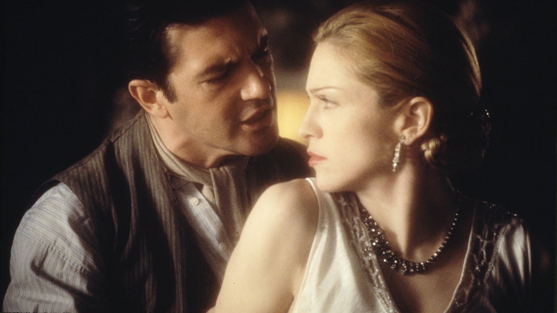 Cinematic background from Evita 1996 - The hit musical based on the life of Evita Duarte, a B-movie Argentinian actress who eventually became the wife of Argentinian president and dictator Juan Perón, and the most beloved and hated woman in Argentina.