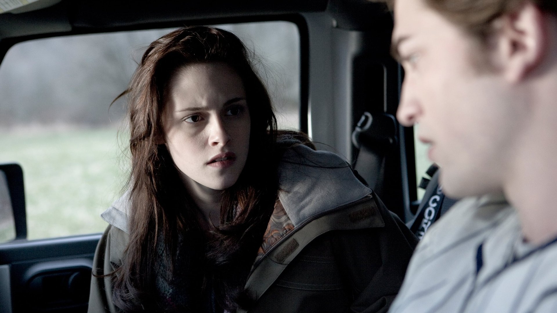 Cinematic background from Twilight 2008 - When Bella Swan moves to a small town in the Pacific Northwest, she falls in love with Edward Cullen, a mysterious classmate who reveals himself to be a 108-year-old vampire. Despite Edward's repeated cautions, Bella can't stay away from him, a fatal move that endangers her own life.