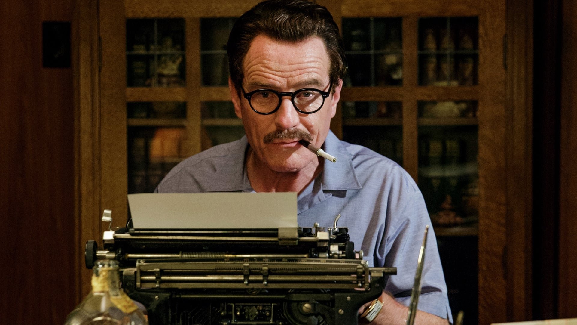 Cinematic background from Trumbo 2015 - The career of screenwriter Dalton Trumbo is halted by a witch hunt in the late 1940s when he defies the anti-communist HUAC committee and is blacklisted.