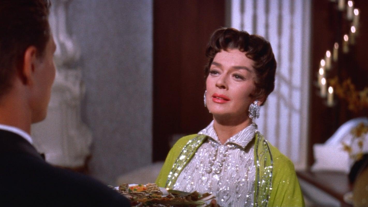 Cinematic background from Auntie Mame 1958 - Mame Dennis, a progressive and independent woman of the 1920s, is left to care for her nephew Patrick after his wealthy father dies. Conflict ensues when the executor of the father's estate objects to the aunt's lifestyle and tries to force her to send Patrick to prep school.