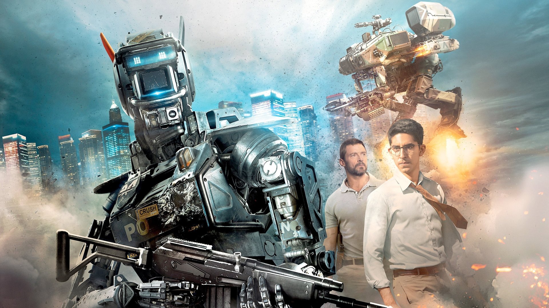 Cinematic background from Chappie 2015 - Every child comes into the world full of promise, and none more so than Chappie: he is gifted, special, a prodigy. Like any child, Chappie will come under the influence of his surroundings—some good, some bad—and he will rely on his heart and soul to find his way in the world and become his own man. But there's one thing that makes Chappie different from any one else: he is a robot.