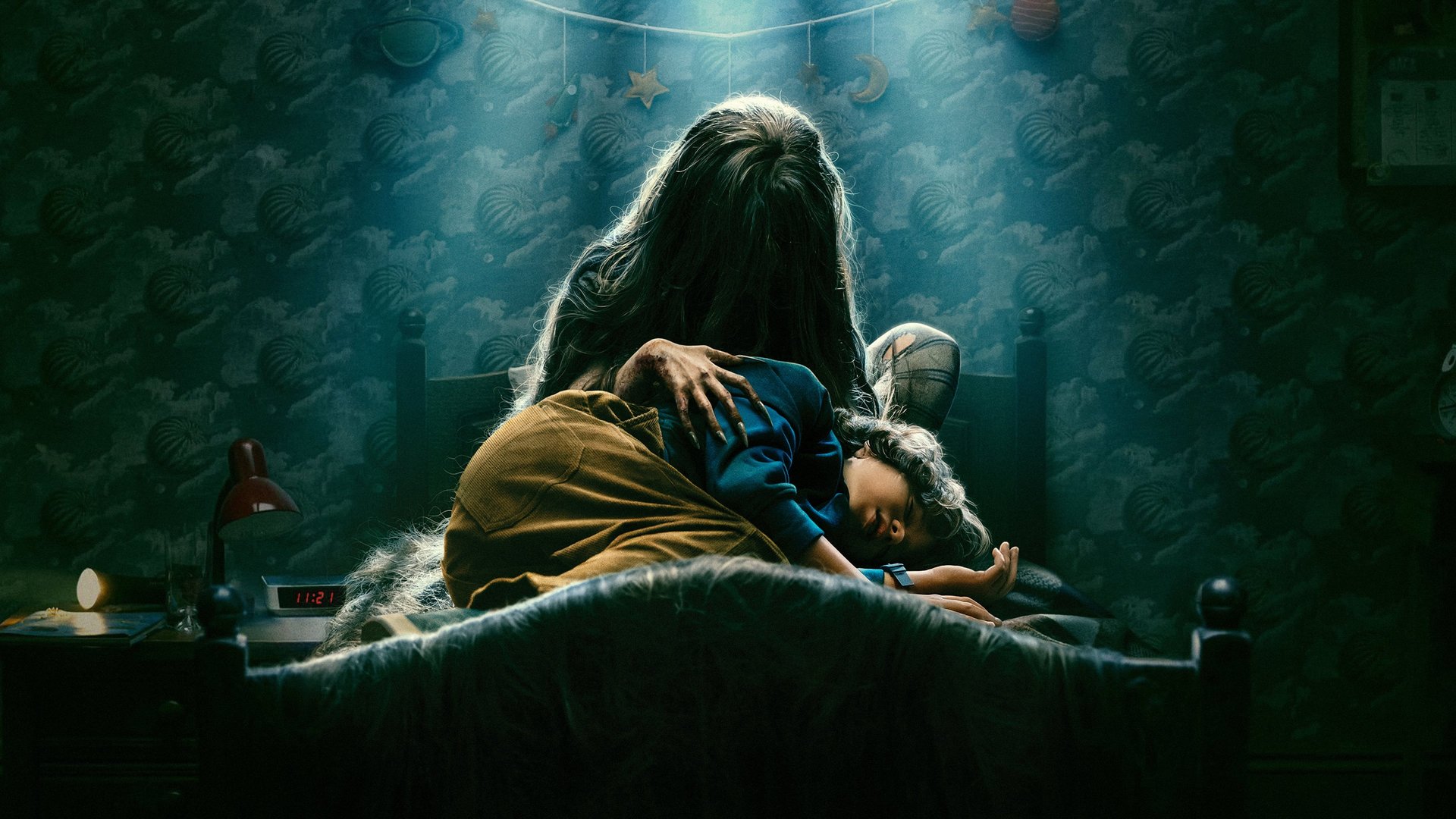 Cinematic background from Cobweb 2023 - Eight year old Peter is plagued by a mysterious, constant tapping from inside his bedroom wall—one that his parents insist is all in his imagination. As Peter's fear intensifies, he believes that his parents could be hiding a terrible, dangerous secret and questions their trustworthiness.