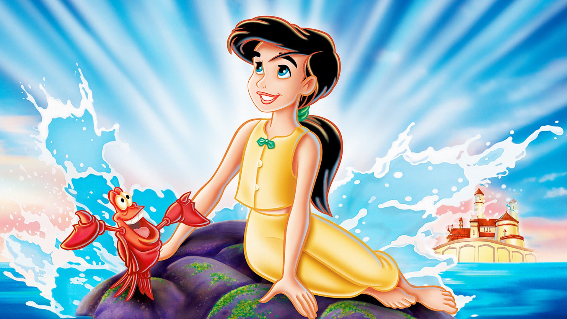 Cinematic background from The Little Mermaid II: Return to the Sea 2000 - Set several years after the first film, Ariel and Prince Eric are happily married with a daughter, Melody. In order to protect Melody from the Sea Witch, Morgana, they have not told her about her mermaid heritage. Melody is curious and ventures into the sea, where she meets new friends. But will she become a pawn in Morgana's quest to take control of the ocean from King Triton?