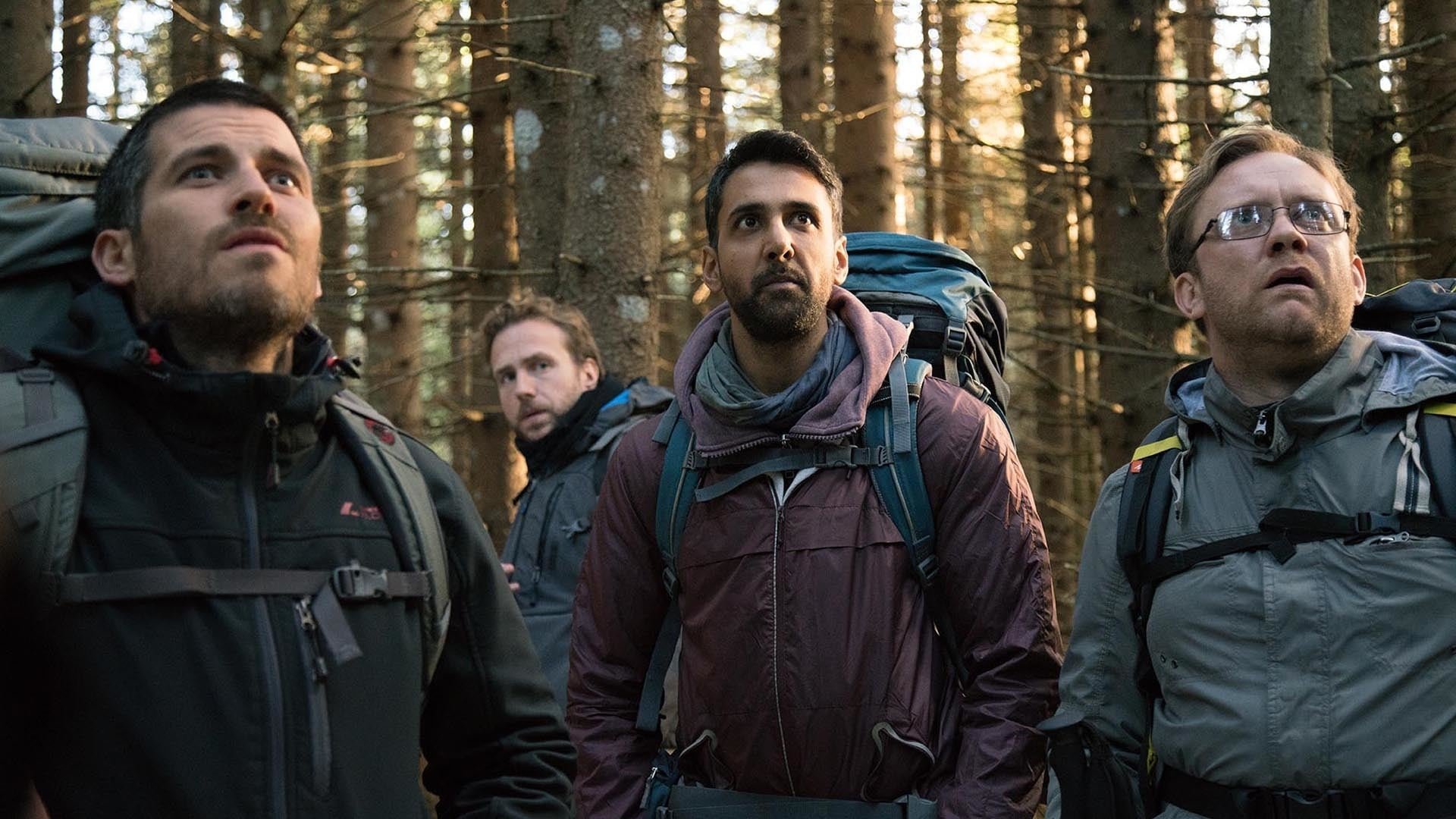 Cinematic background from The Ritual 2017 - A group of college friends reunite for a trip to the forest, but encounter a menacing presence in the woods that's stalking them.