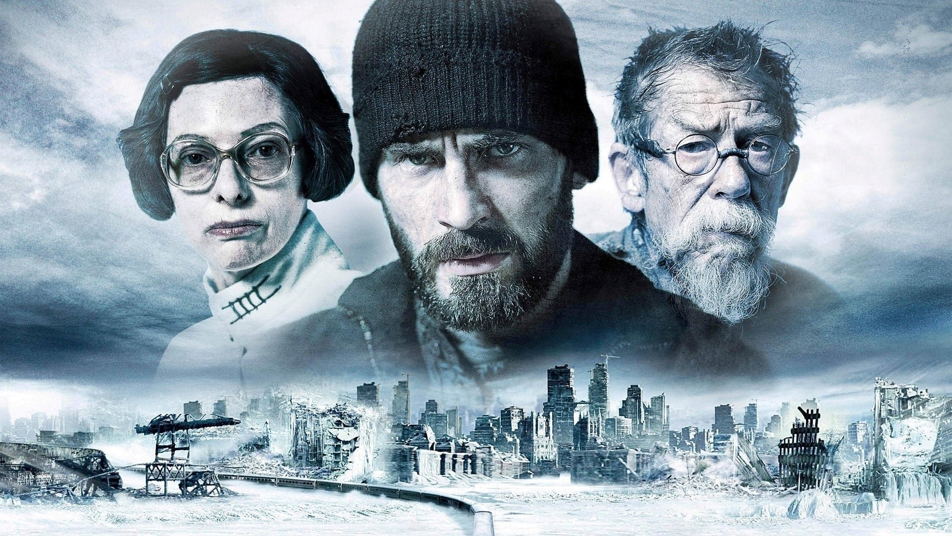 Cinematic background from Snowpiercer 2013 - In a future where a failed global-warming experiment kills off most life on the planet, a class system evolves aboard the Snowpiercer, a train that travels around the globe via a perpetual-motion engine.