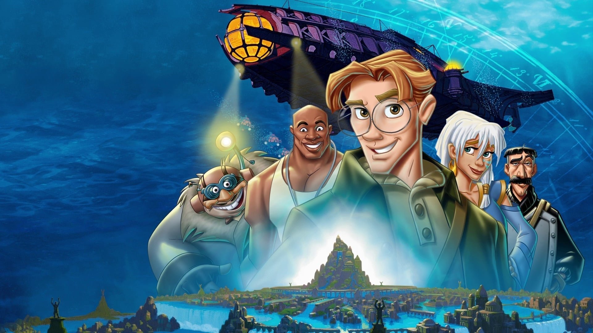 Cinematic background from Atlantis: The Lost Empire 2001 - The world's most highly qualified crew of archaeologists and explorers is led by historian Milo Thatch as they board the incredible 1,000-foot submarine Ulysses and head deep into the mysteries of the sea. The underwater expedition takes an unexpected turn when the team's mission must switch from exploring Atlantis to protecting it.