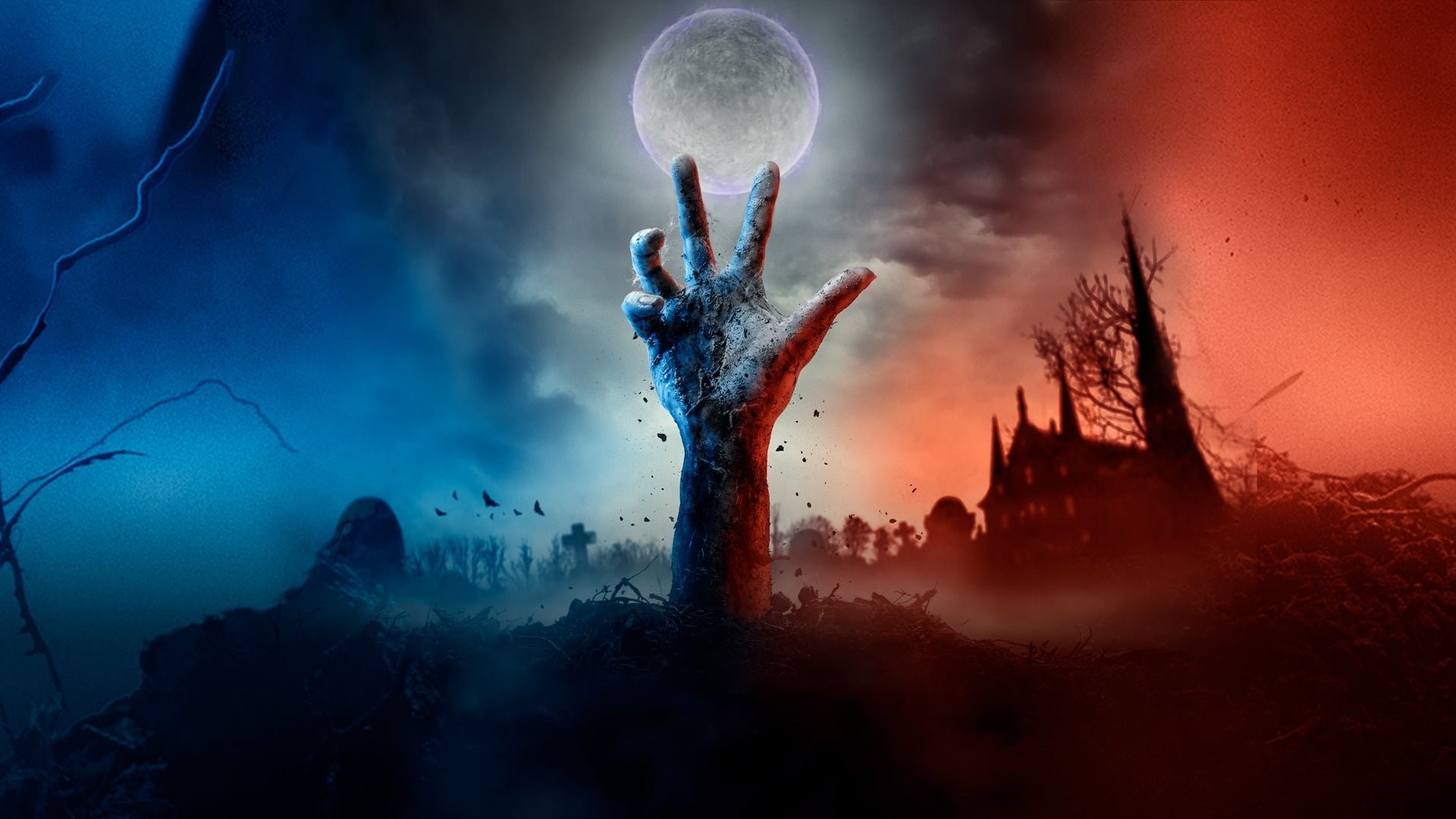 Cinematic background from The Dead Don't Die 2019 - In a small peaceful town, zombies suddenly rise to terrorize the town. Now three bespectacled police officers and a strange Scottish morgue expert must band together to defeat the undead.