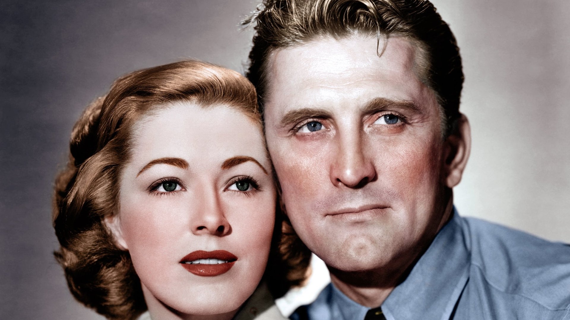 Cinematic background from Detective Story 1951 - Tells the story of one day in the lives of the various people who populate a police detective squad. An embittered cop, Det. Jim McLeod, leads a precinct of characters in their grim daily battle with the city's lowlife. The characters who pass through the precinct over the course of the day include a young petty embezzler, a pair of burglars, and a naive shoplifter.