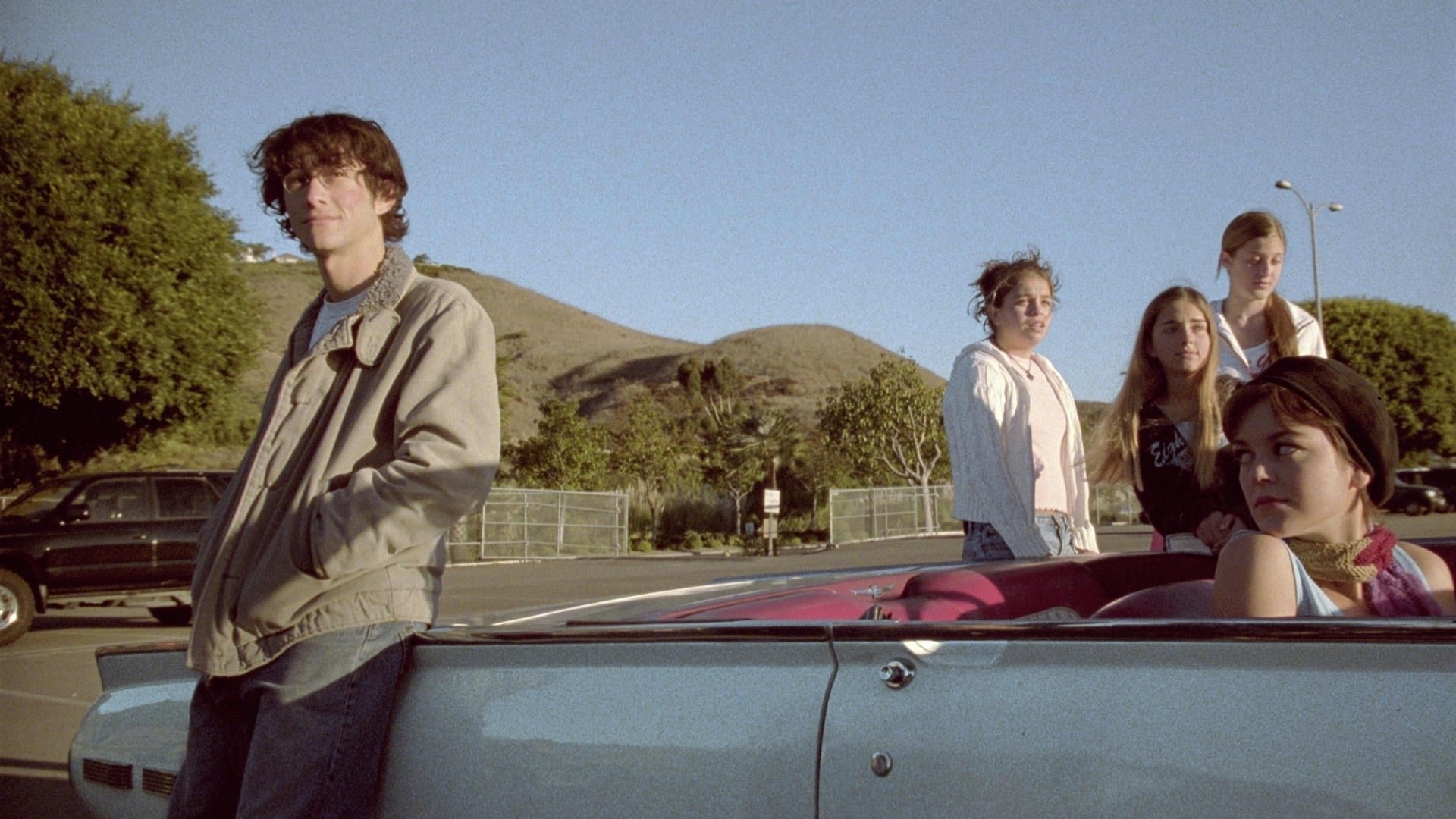 Cinematic background from Brick 2005 - After a phone call from his ex-girlfriend, teenage loner Brendan Frye learns that her dead body was found. Vowing to solve her murder himself, he must infiltrate high-school cliques that he previously avoided. His search for the truth brings him before some of the school’s roughest characters.