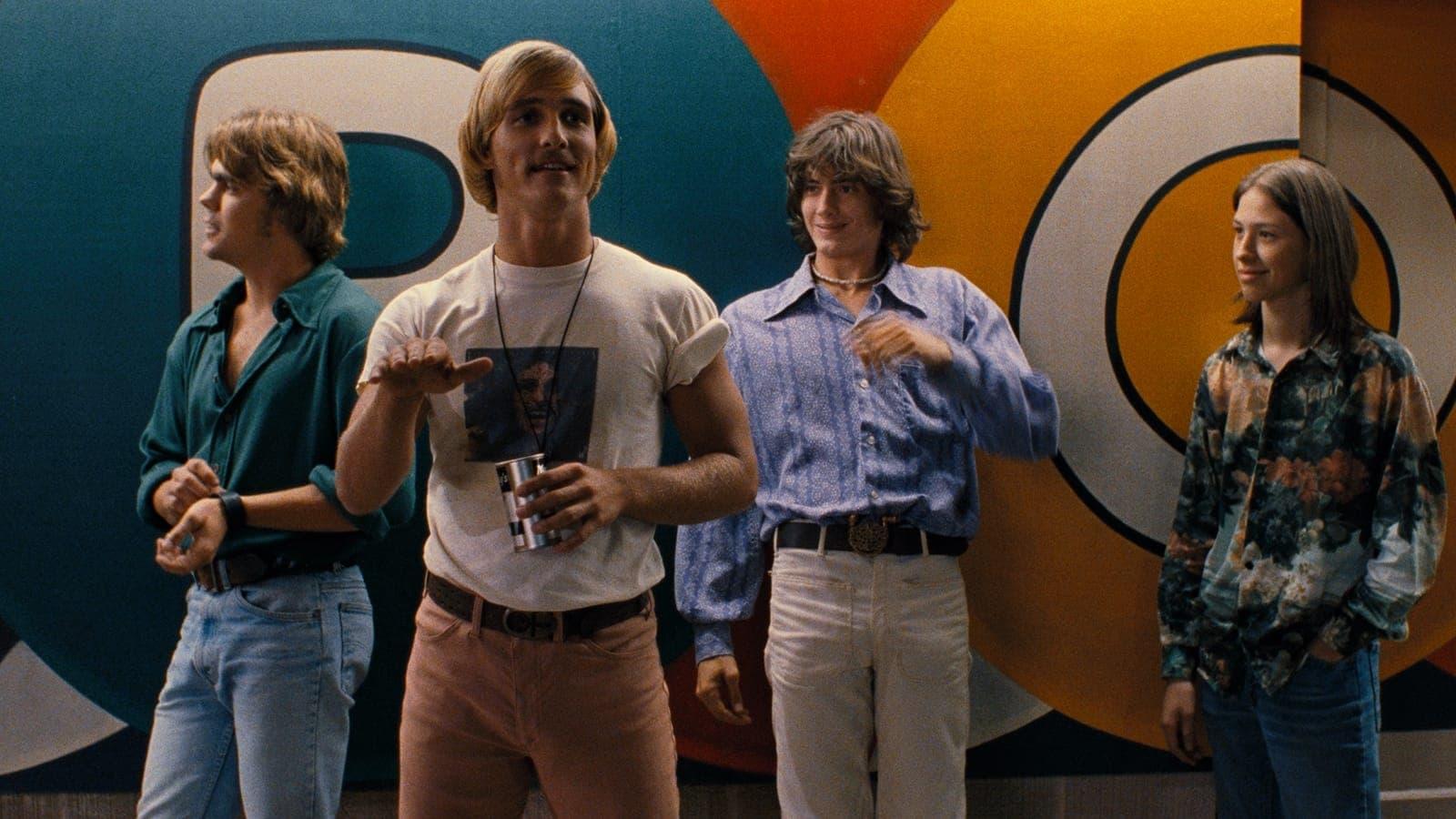 Cinematic background from Dazed and Confused 1993 - The adventures of a group of Texas teens on their last day of school in 1976, centering on student Randall Floyd, who moves easily among stoners, jocks and geeks. Floyd is a star athlete, but he also likes smoking weed, which presents a conundrum when his football coach demands he sign a "no drugs" pledge.