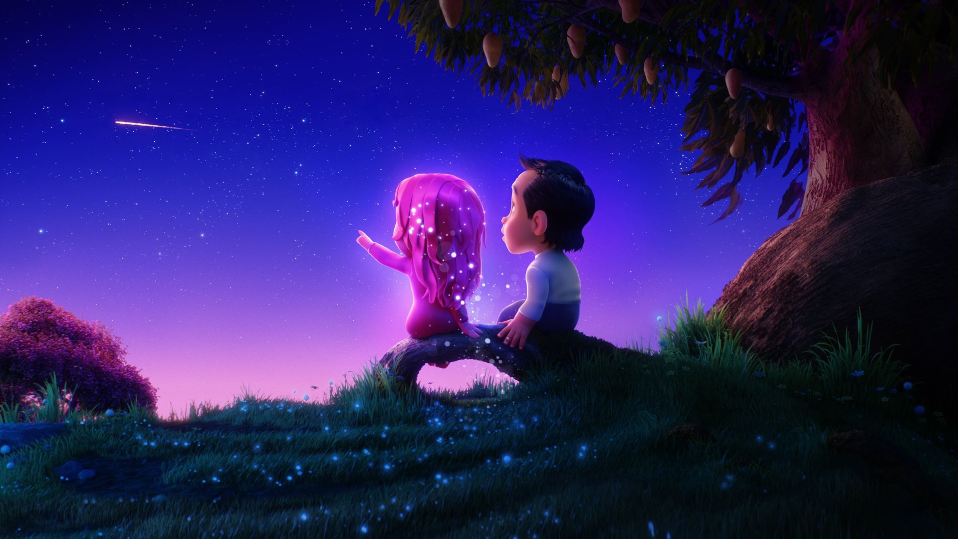 Cinematic background from Blush 2021 - When a horticulturalist-astronaut crashes onto a desolate planet, he encounters an ethereal visitor and discovers the joy of building a new life—realizing the universe has delivered something astonishing.