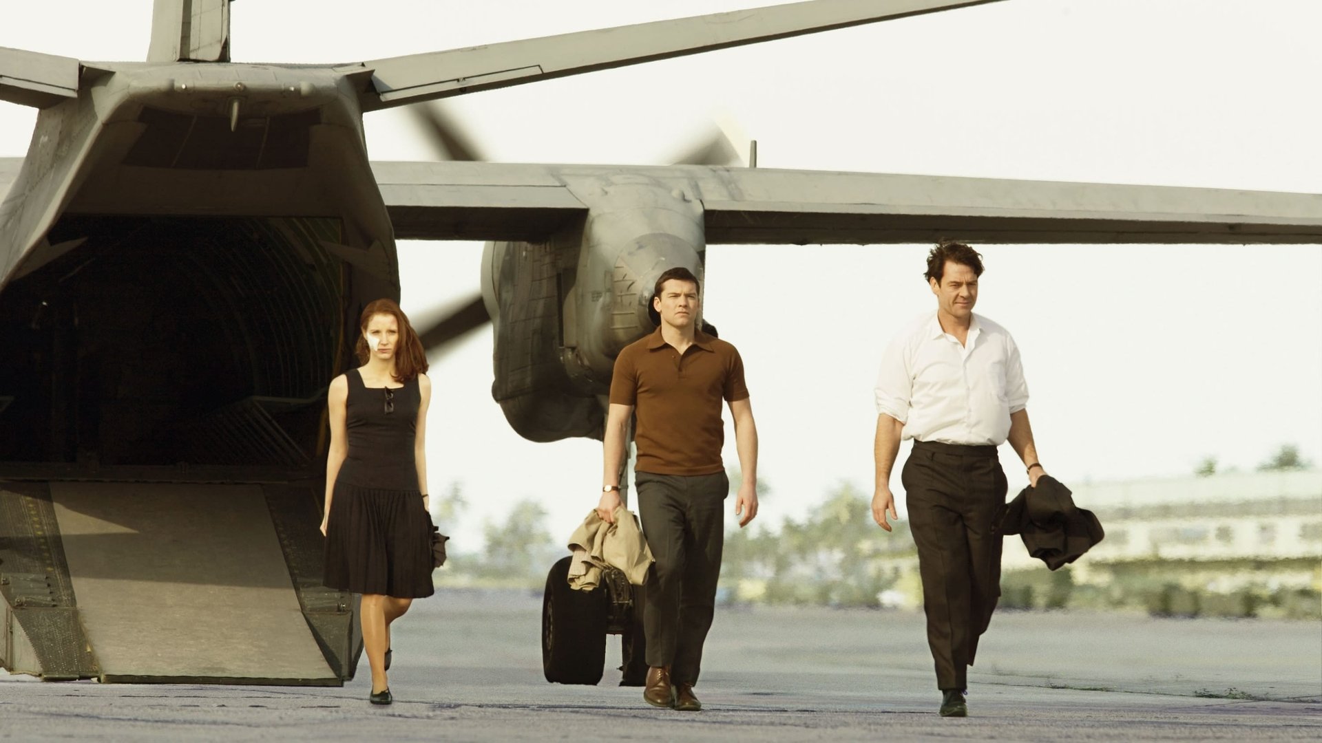 Cinematic background from The Debt 2010 - Rachel Singer is a former Mossad agent who tried to capture a notorious Nazi war criminal – the Surgeon of Birkenau – in a secret Israeli mission that ended with his death on the streets of East Berlin. Now, 30 years later, a man claiming to be the doctor has surfaced, and Rachel must return to Eastern Europe to uncover the truth. Overwhelmed by haunting memories of her younger self and her two fellow agents, the still-celebrated heroine must relive the trauma of those events and confront the debt she has incurred.