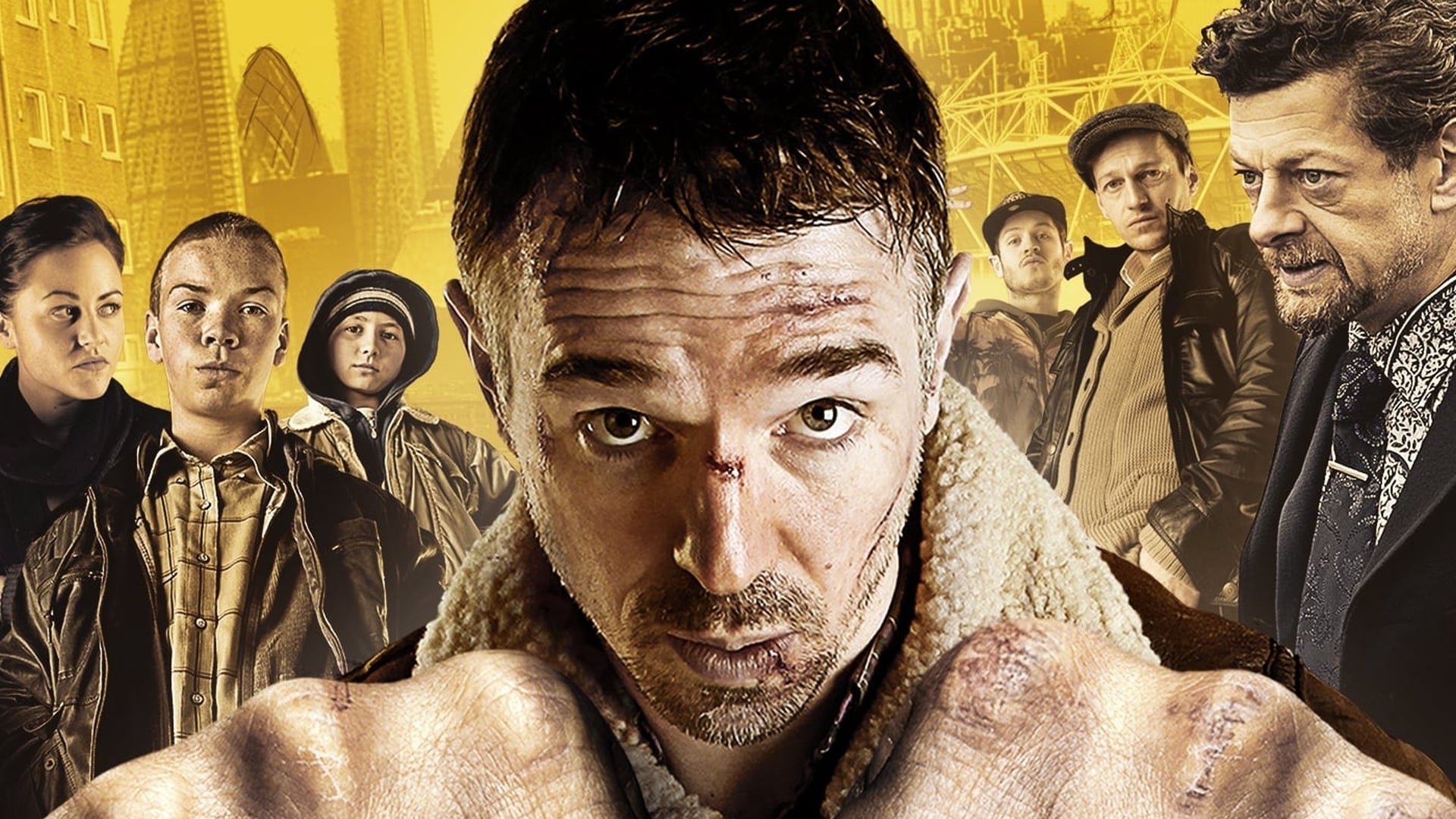 Cinematic background from Wild Bill 2011 - Out on parole after 8 years inside Bill Hayward returns home to find his now 11 and 15 year old sons abandoned by their mother and fending for themselves. Unwilling to play Dad, an uncaring Bill is determined to move on.