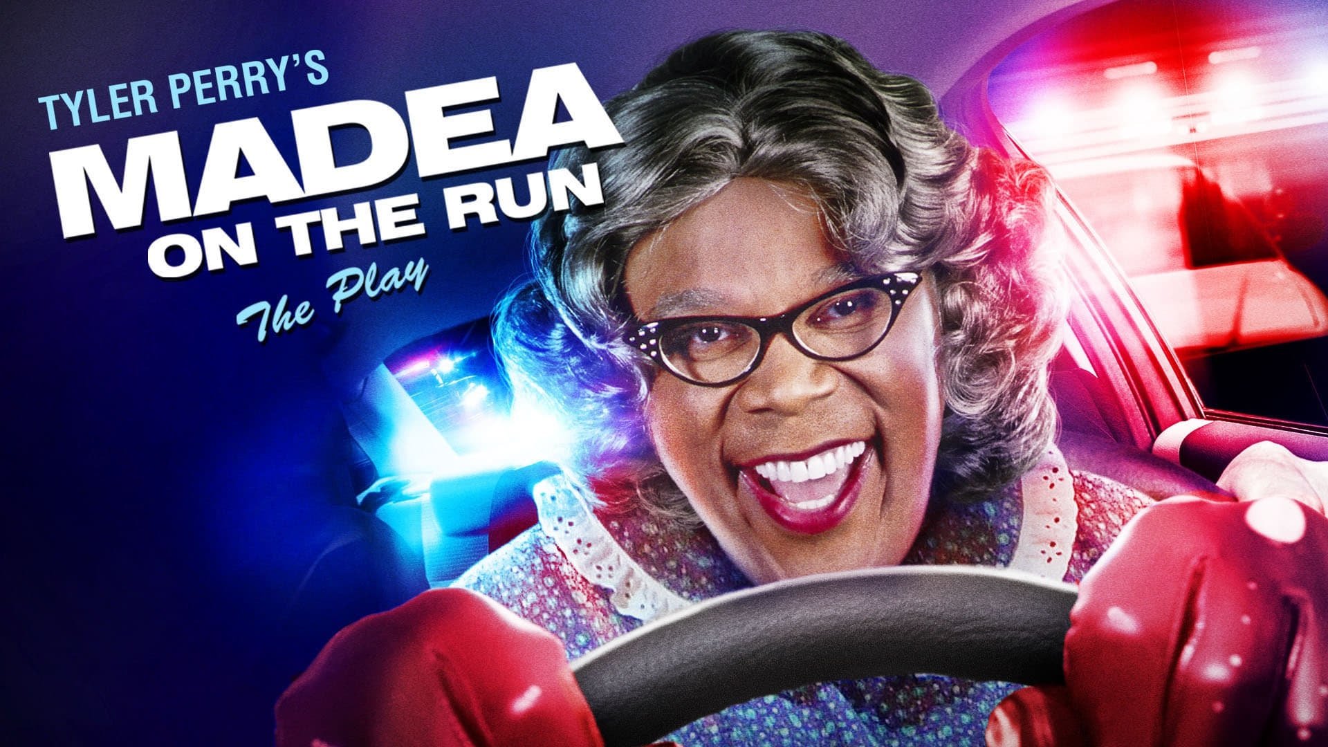 Cinematic background from Madea on the Run 2017 - In trouble with the local authorities, Mabel Simmons, notoriously known as Madea, is on the run from the law. With no place to turn, she moves in with her friend Bam who is recovering from surgery. Unbeknownst to Bam however, Madea is only using the "concerned friend" gag as a way to hide out from the police.