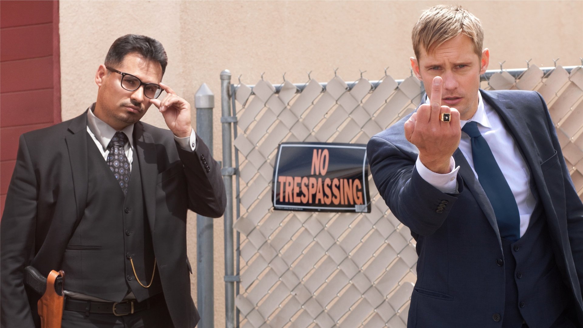 Cinematic background from War on Everyone 2016 - Two corrupt cops in New Mexico set out to blackmail and frame every criminal unfortunate enough to cross their path. Things take a sinister turn, however, when they try to intimidate someone who is more dangerous than they are. Or is he?