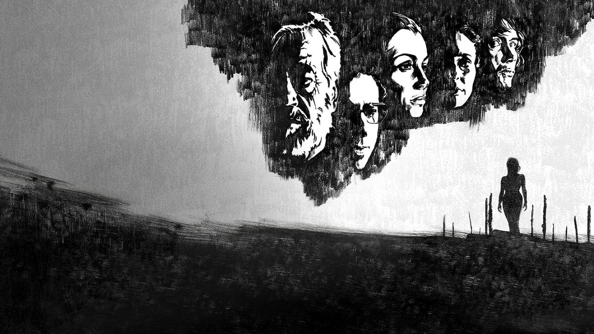 Cinematic background from The Other Side of the Wind 2018 - Surrounded by fans and skeptics, grizzled director J.J. "Jake" Hannaford returns from years abroad in Europe to a changed Hollywood, where he attempts to make his innovative comeback film.  This film was started in 1970 but never completed during Welles lifetime.