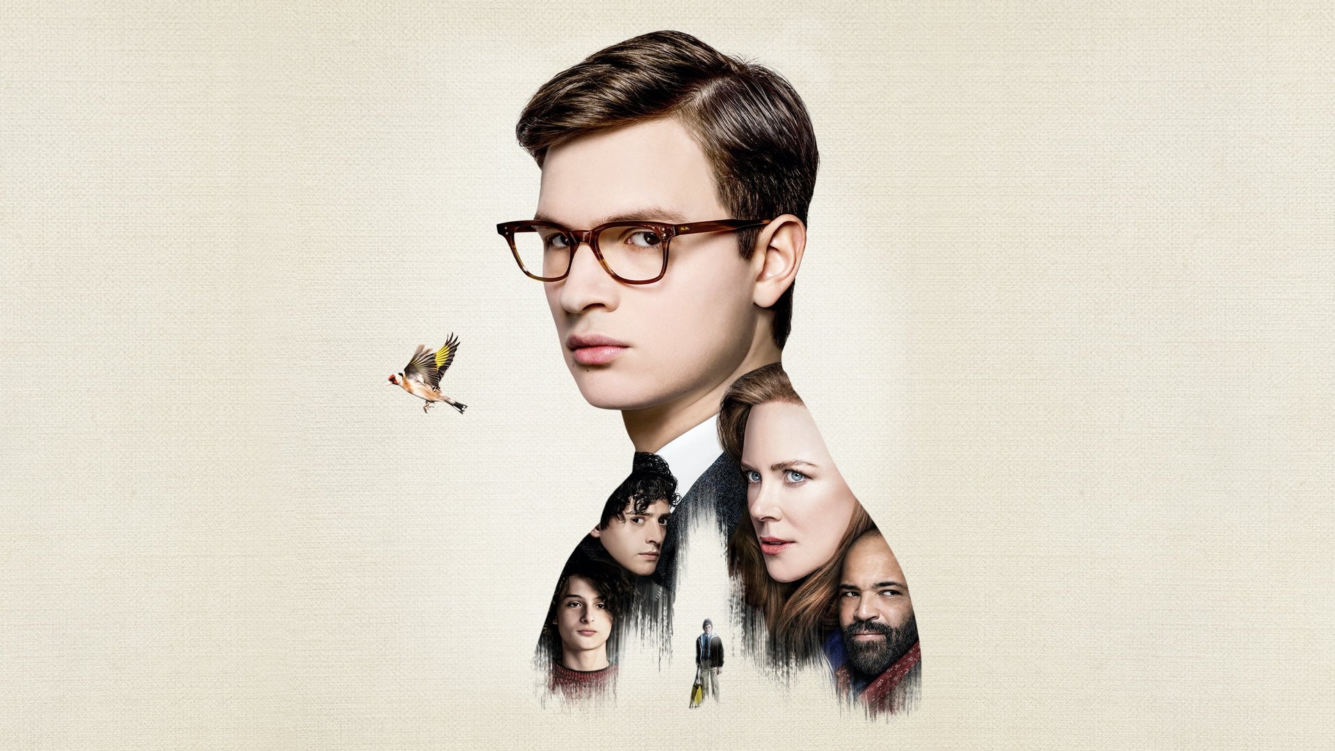 Cinematic background from The Goldfinch 2019 - A boy in New York is taken in by a wealthy family after his mother is killed in a bombing at the Metropolitan Museum of Art. In a rush of panic, he steals 'The Goldfinch', a painting that eventually draws him into a world of crime.