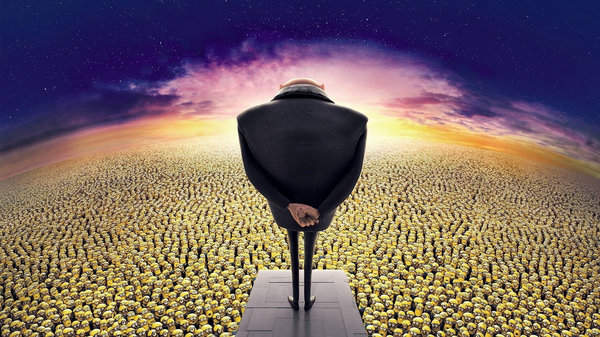 Cinematic background from Despicable Me 2 2013 - Gru is recruited by the Anti-Villain League to help deal with a powerful new super criminal.