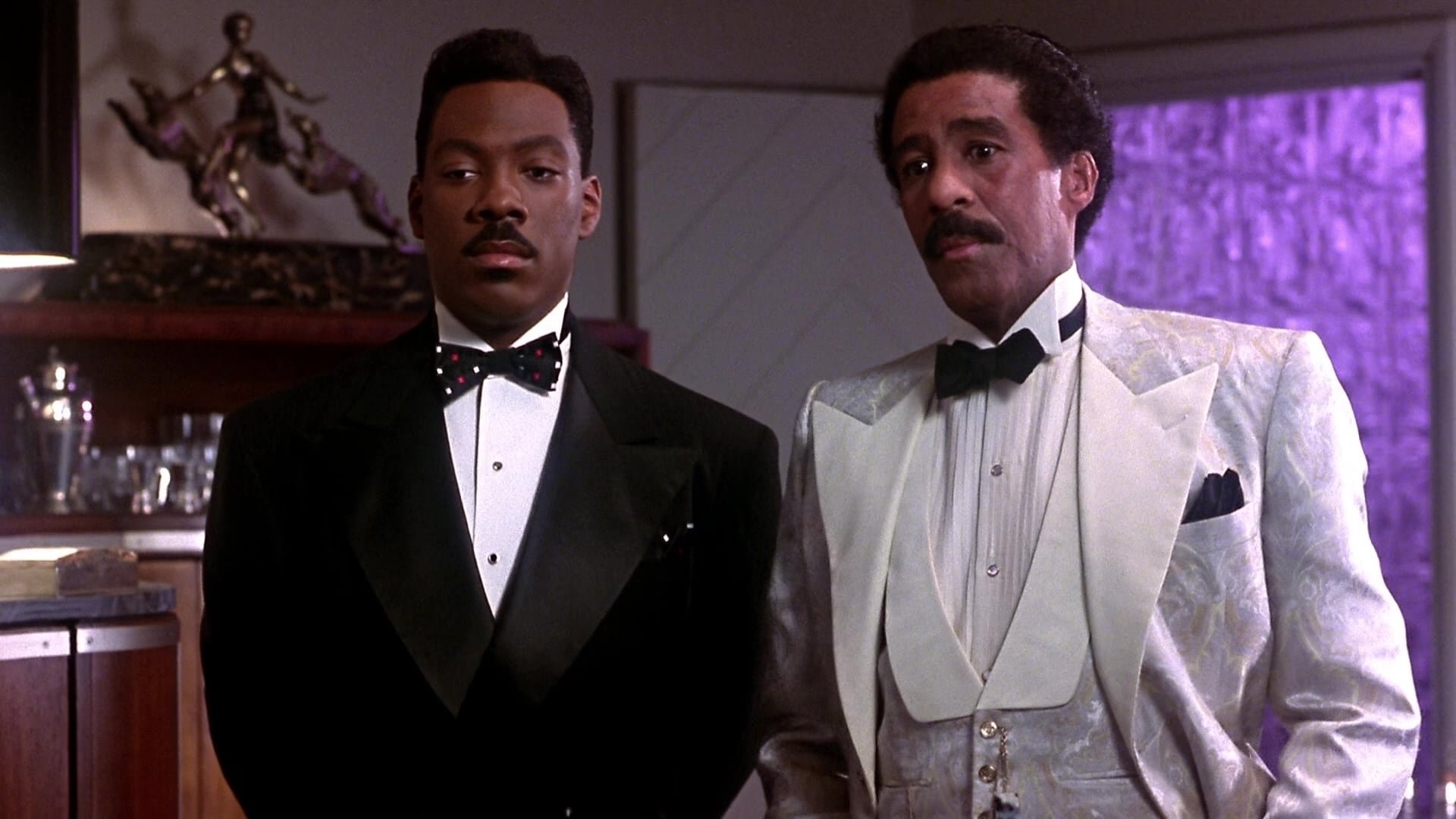 Cinematic background from Harlem Nights 1989 - 'Sugar' Ray is the owner of an illegal casino and must contend with the pressure of vicious gangsters and corrupt police who want to see him go out of business. In the world of organised crime and police corruption in the 1920s, any dastardly trick is fair.