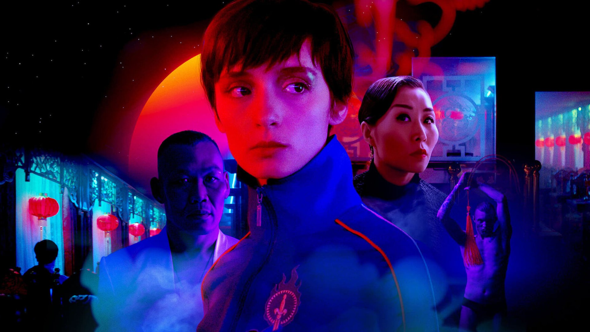 Cinematic background from Copenhagen Cowboy 2022 - 2023 - After a lifetime of being sold as a human good luck charm, a woman with mysterious supernatural abilities seeks revenge against those who wronged her.