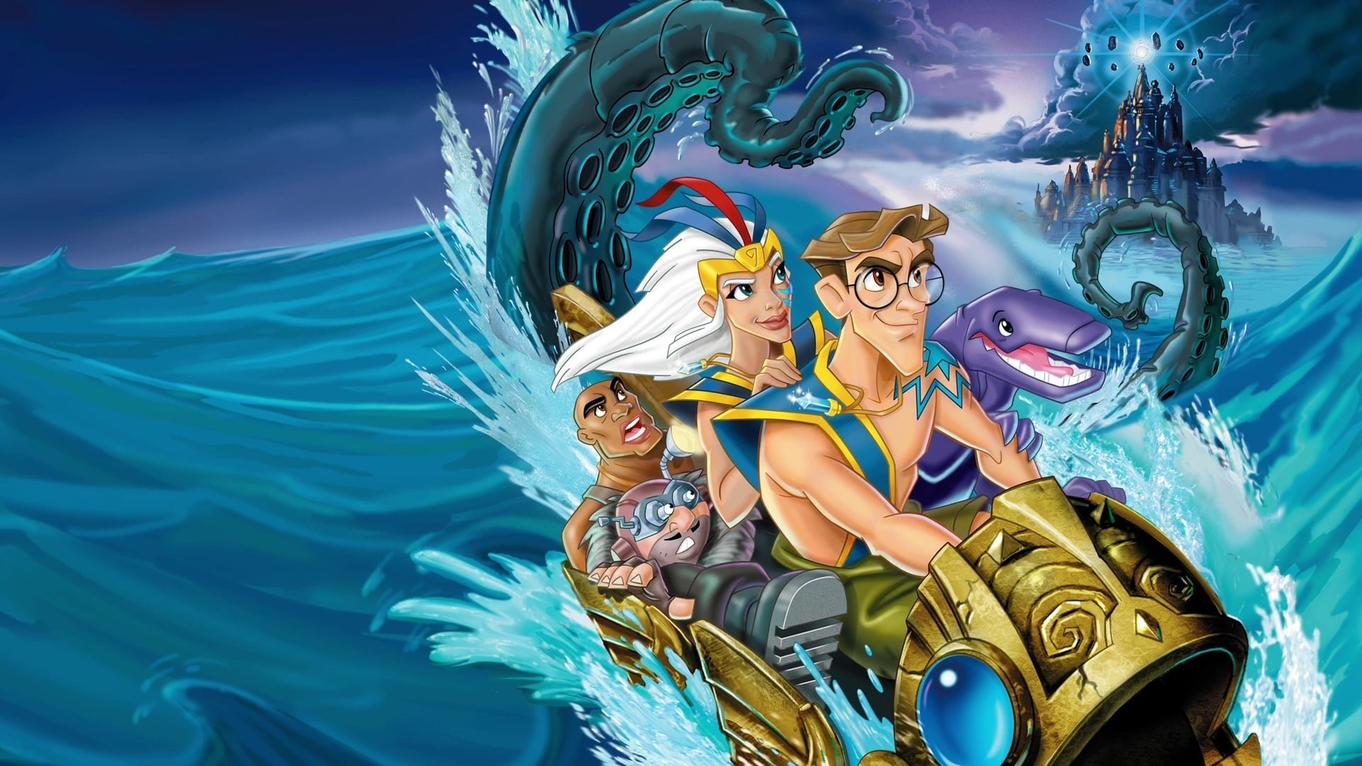 Cinematic background from Atlantis: Milo's Return 2003 - Milo and Kida reunite with their friends to investigate strange occurances around the world that seem to have links to the secrets of Atlantis.
