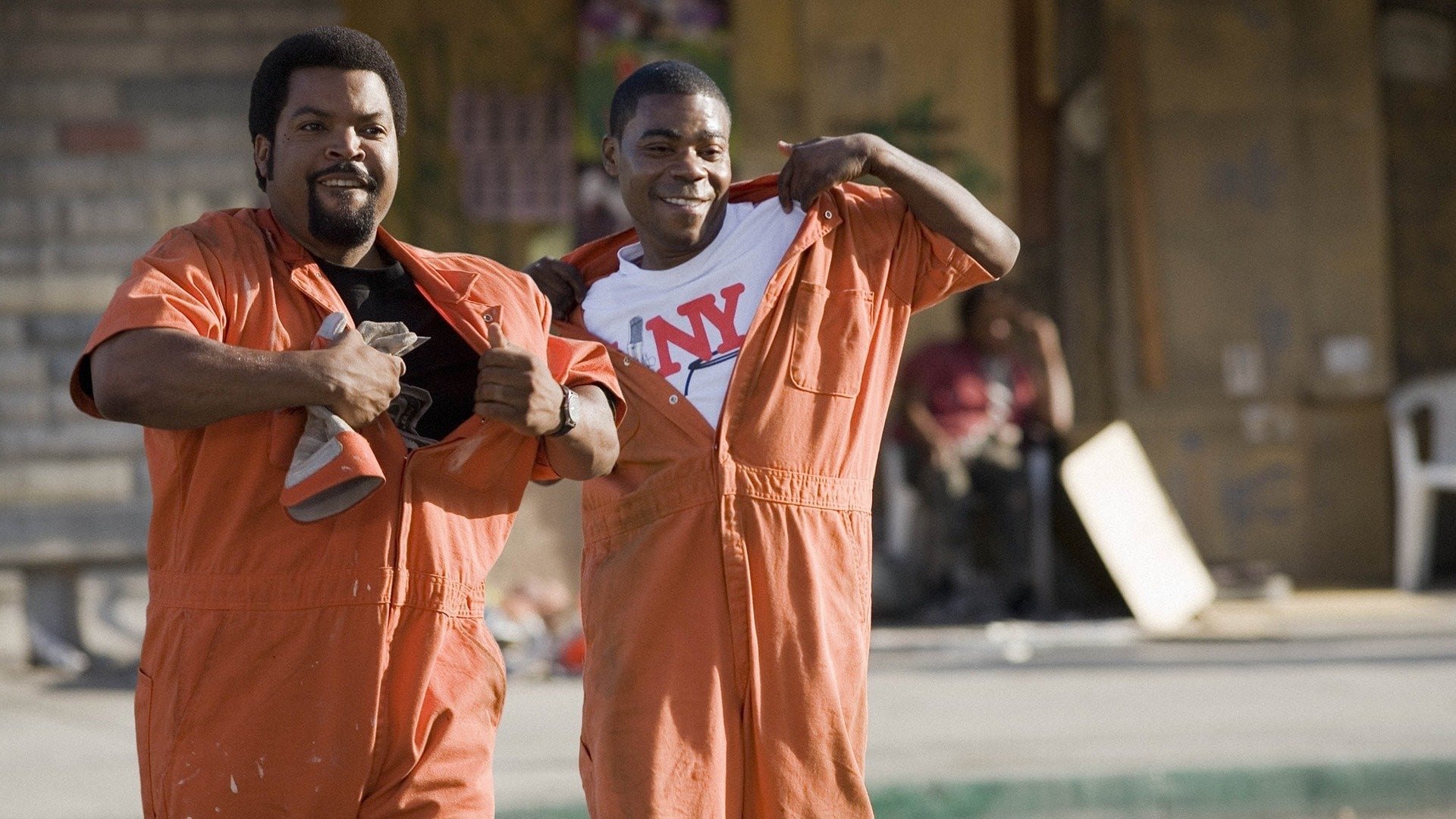 Cinematic background from First Sunday 2008 - Durell and LeeJohn are best friends and bumbling petty criminals. When told they have one week to pay a $17,000 debt or Durell will lose his son, they come up with a desperate scheme to rob their neighborhood church. Instead, they end up spending the night in the presence of the Lord and are forced to deal with much more than they bargained for.