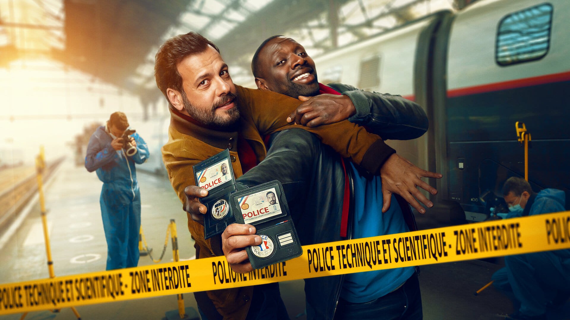 Cinematic background from The Takedown 2022 - Ousmane Diakité and François Monge are two cops with very different styles, backgrounds and careers. The unlikely pair are reunited once again for a new investigation that takes them across France. What seemed to be a simple drug deal turns out to be a much bigger criminal case wrapped in danger and unexpected comedy.