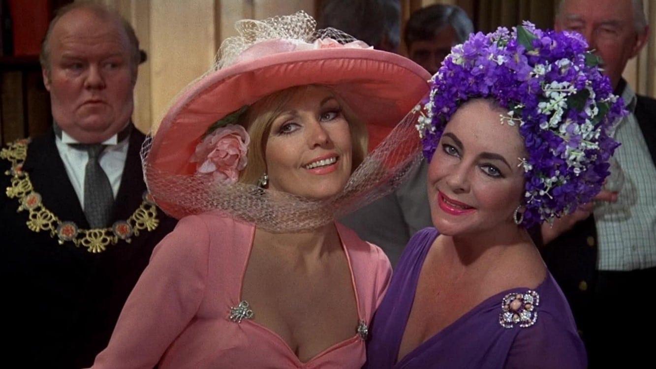 Cinematic background from The Mirror Crack'd 1980 - Jane Marple solves the mystery when a local woman is poisoned and a visiting movie star seems to have been the intended victim.