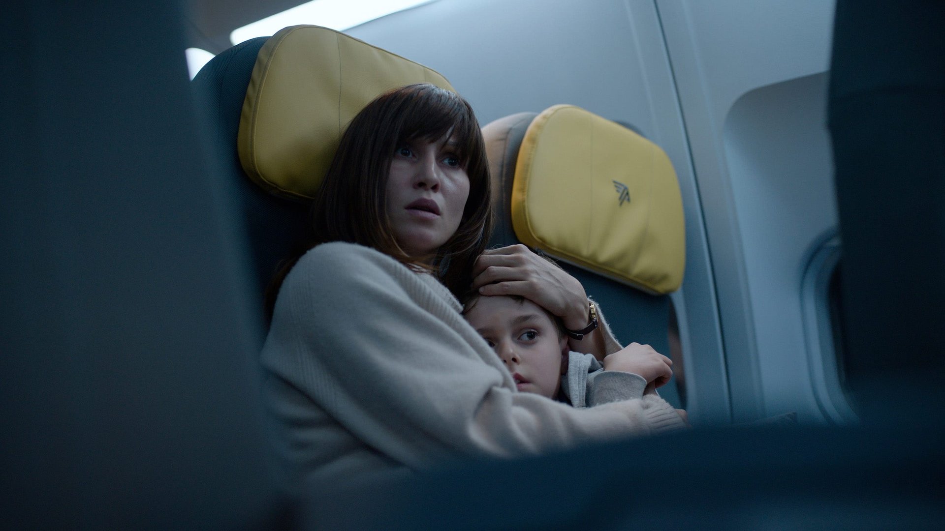 Cinematic background from Blood Red Sky 2021 - A woman with a mysterious illness is forced into action when a group of terrorists attempt to hijack a transatlantic overnight flight. In order to protect her son she will have to reveal a dark secret, and unleash the inner monster she has fought to hide.