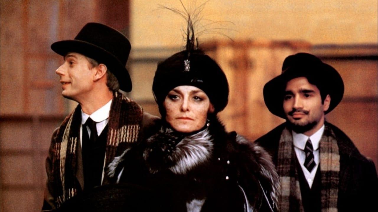 Cinematic background from The Ship Sails On 1983 - In 1914, a cruise ship sets sail from Naples to spread the ashes of beloved opera singer Edmea Tetua near Erimo, the isle of her birth. During the voyage, the eclectic array of passengers discovers a group of Serbian refugees aboard the vessel. Peace and camaraderie abound until the ship is descended upon by an Austrian flagship. The Serbians are forced to board it, but naturally they resist, igniting a skirmish that ends in destruction.