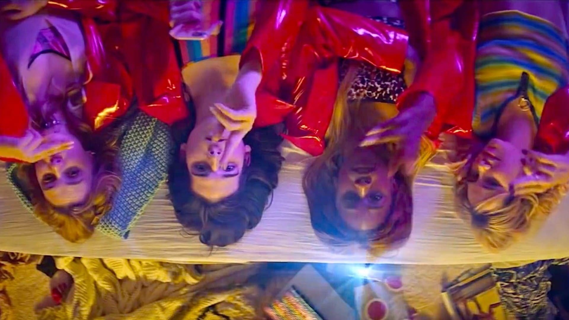 Cinematic background from Assassination Nation 2018 - After an anonymous hacker begins leaking the private data of thousands living in a small American town, the townspeople spiral into madness, with four high school seniors at the center of the maelstrom.