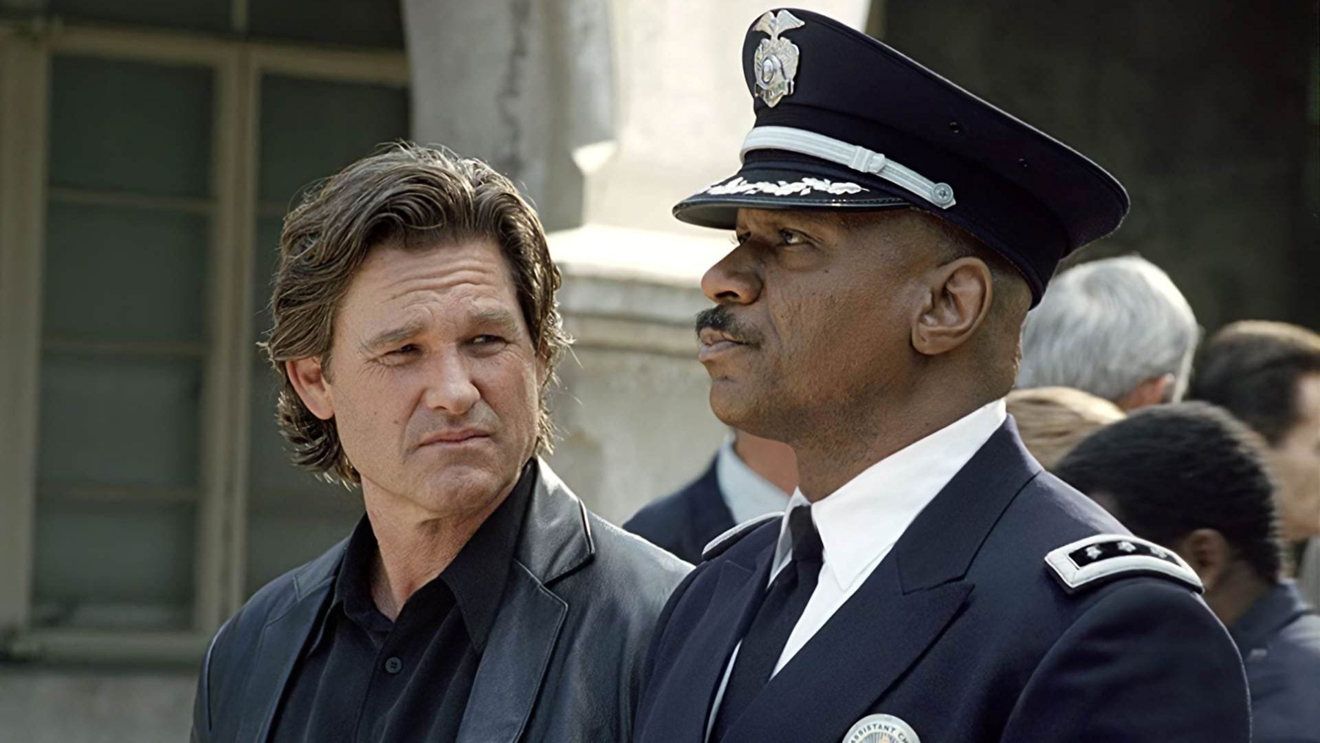 Cinematic background from Dark Blue 2002 - Set during the Rodney King riots, a robbery homicide investigation triggers a series of events that will cause a corrupt LAPD officer to question his tactics.