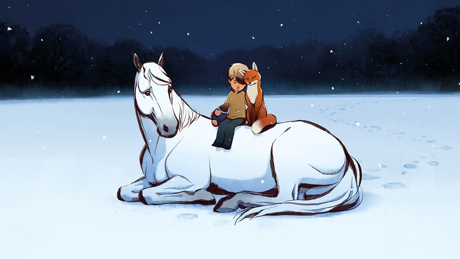 Cinematic background from The Boy, the Mole, the Fox and the Horse 2022 - The unlikely friendship of a boy, a mole, a fox and a horse traveling together in the boy's search for home.