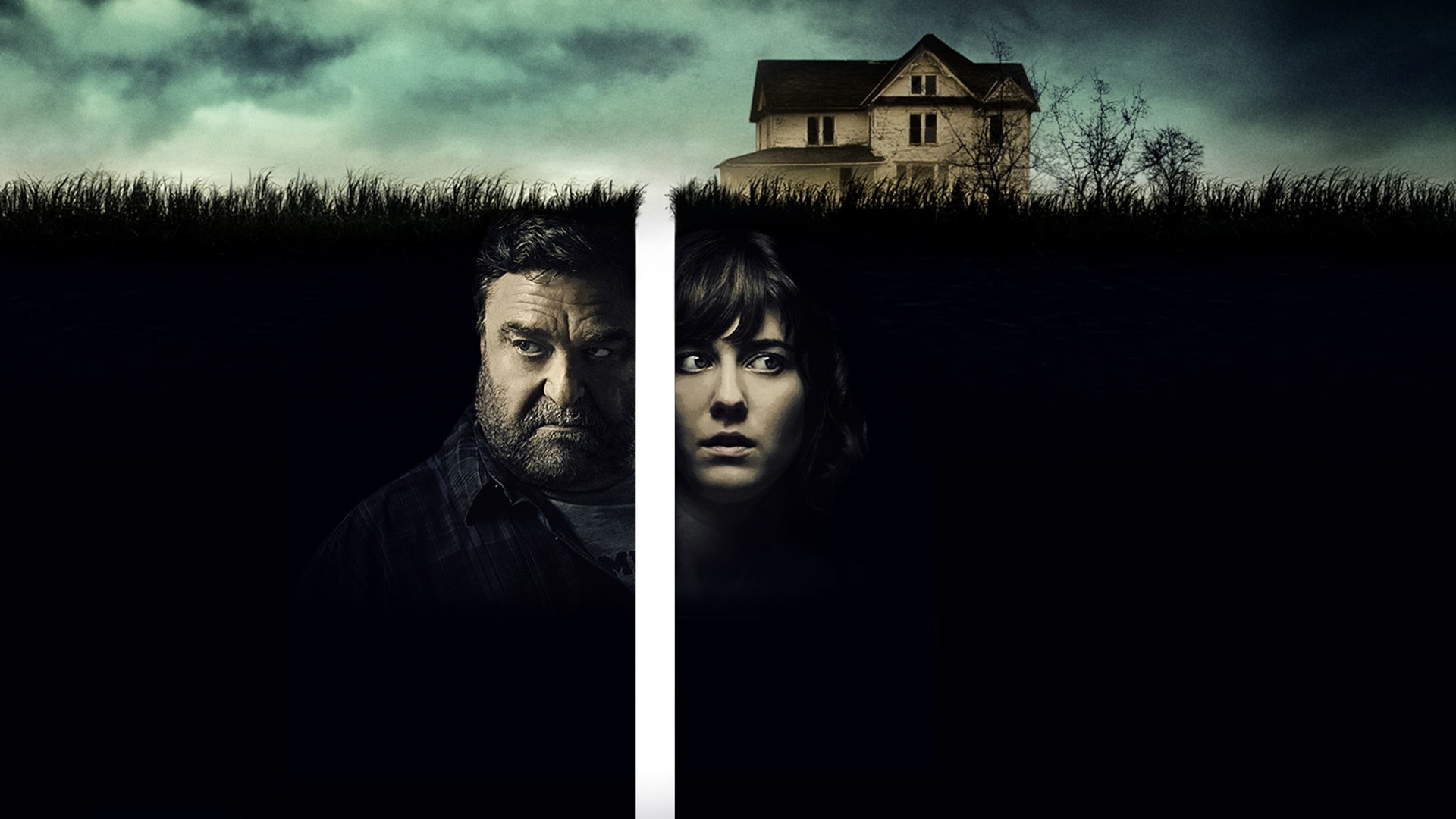 Cinematic background from 10 Cloverfield Lane 2016 - After getting in a car accident, a woman is held in a shelter with two men, who claim the outside world is affected by a widespread chemical attack.