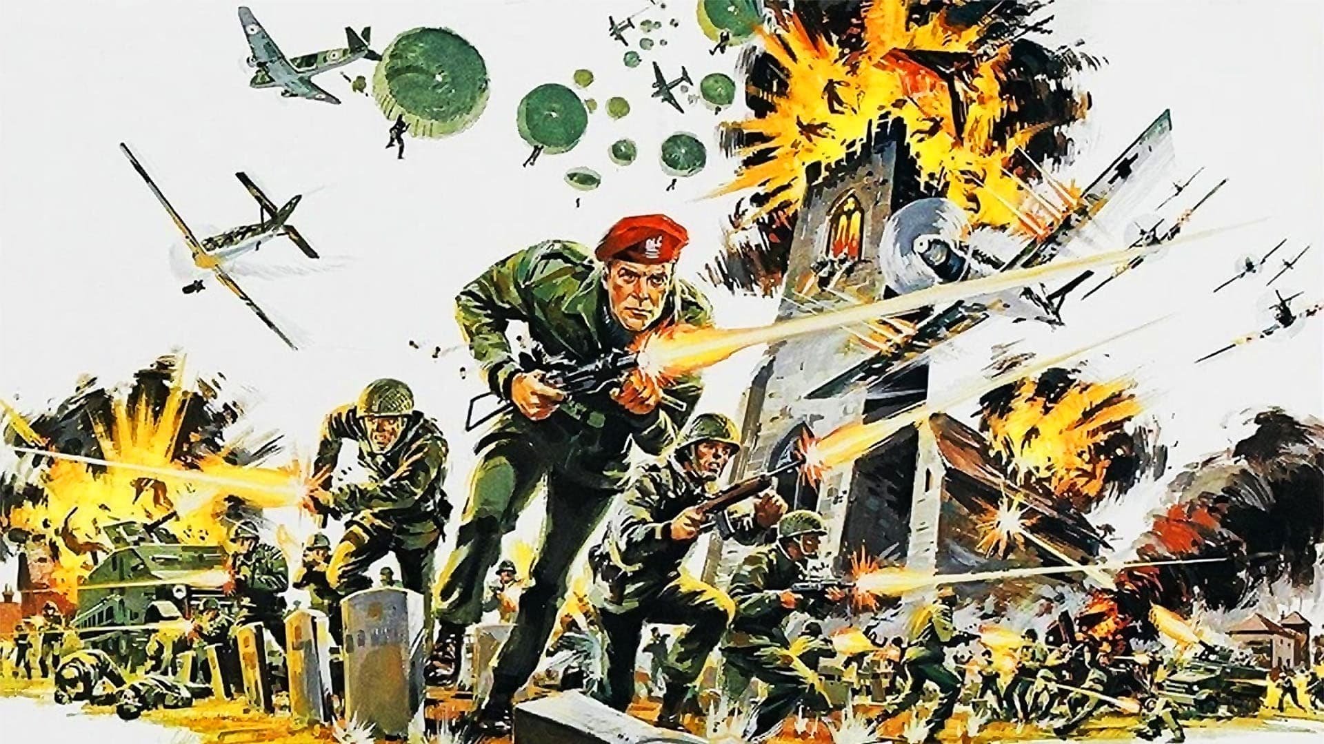 Cinematic background from The Eagle Has Landed 1976 - When the Nazi high command learns in late 1943 that Winston Churchill will be spending time at a country estate in Norfolk, it hatches an audacious scheme to kidnap the prime minister and spirit him to Germany for enforced negotiations with Hitler.