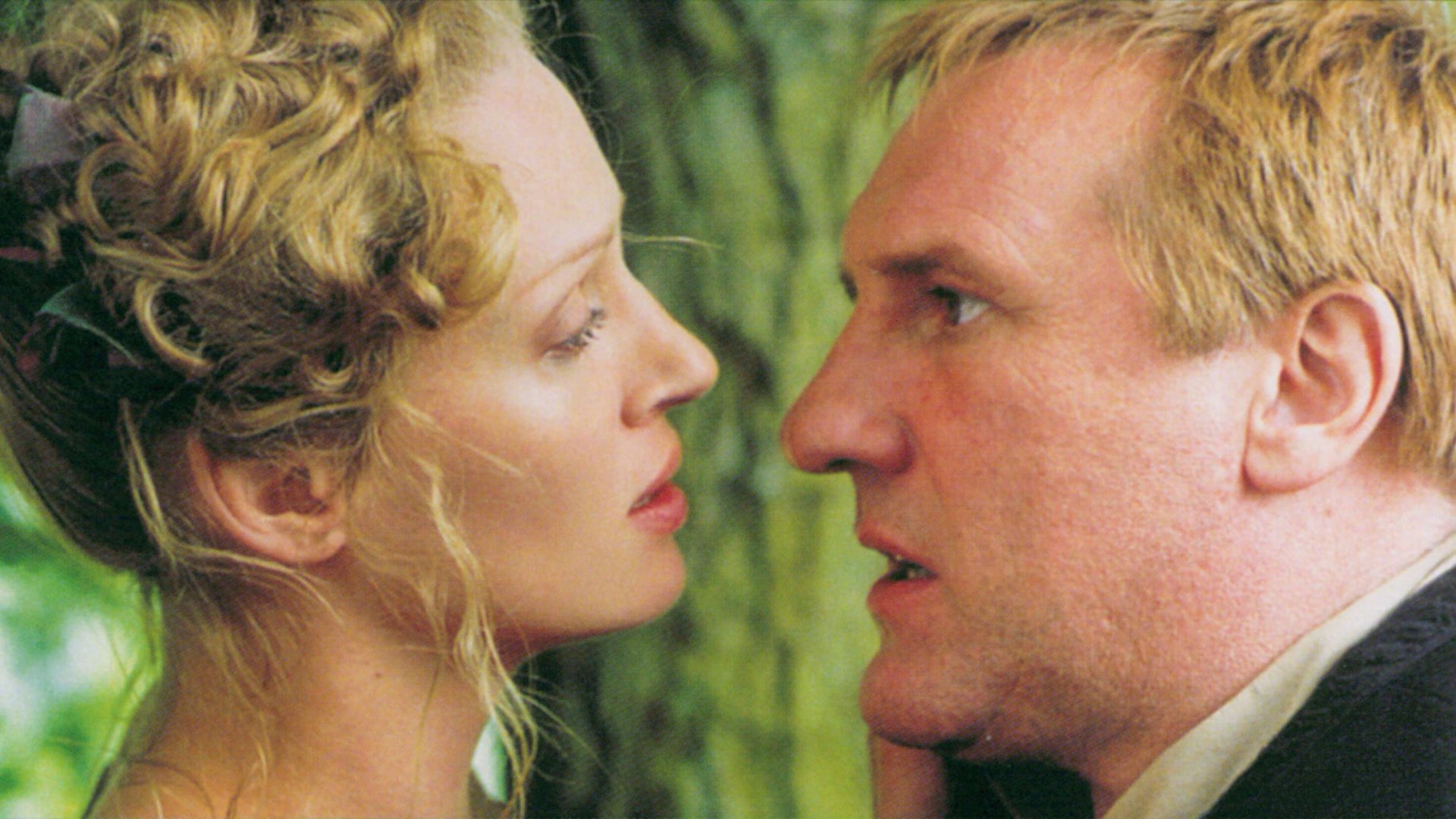 Cinematic background from Vatel 2000 - In 1671, with war brewing with Holland, a penniless prince invites Louis XIV to three days of festivities at a chateau in Chantilly. The prince wants a commission as a general, so the extravagances are to impress the king. In charge of all is the steward, Vatel, a man of honor, talent, and low birth. The prince is craven in his longing for stature: no task is too menial or dishonorable for him to give Vatel. While Vatel tries to sustain dignity, he finds himself attracted to Anne de Montausier, the king's newest mistress. In Vatel, she finds someone who's authentic, living out his principles within the casual cruelties of court politics. Can the two of them escape unscathed?