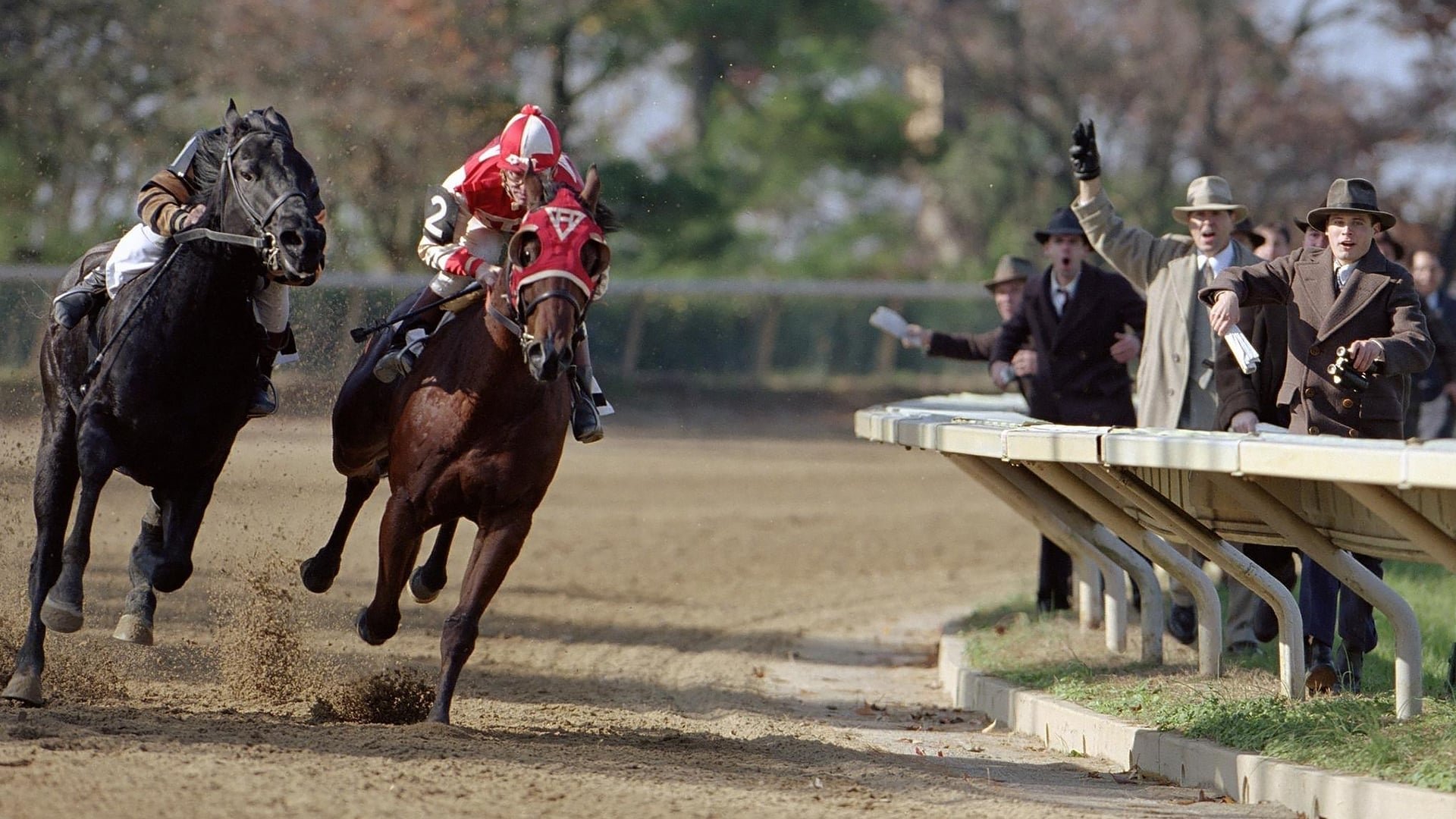 Cinematic background from Seabiscuit 2003 - True story of the undersized Depression-era racehorse whose victories lifted not only the spirits of the team behind it but also those of their nation.