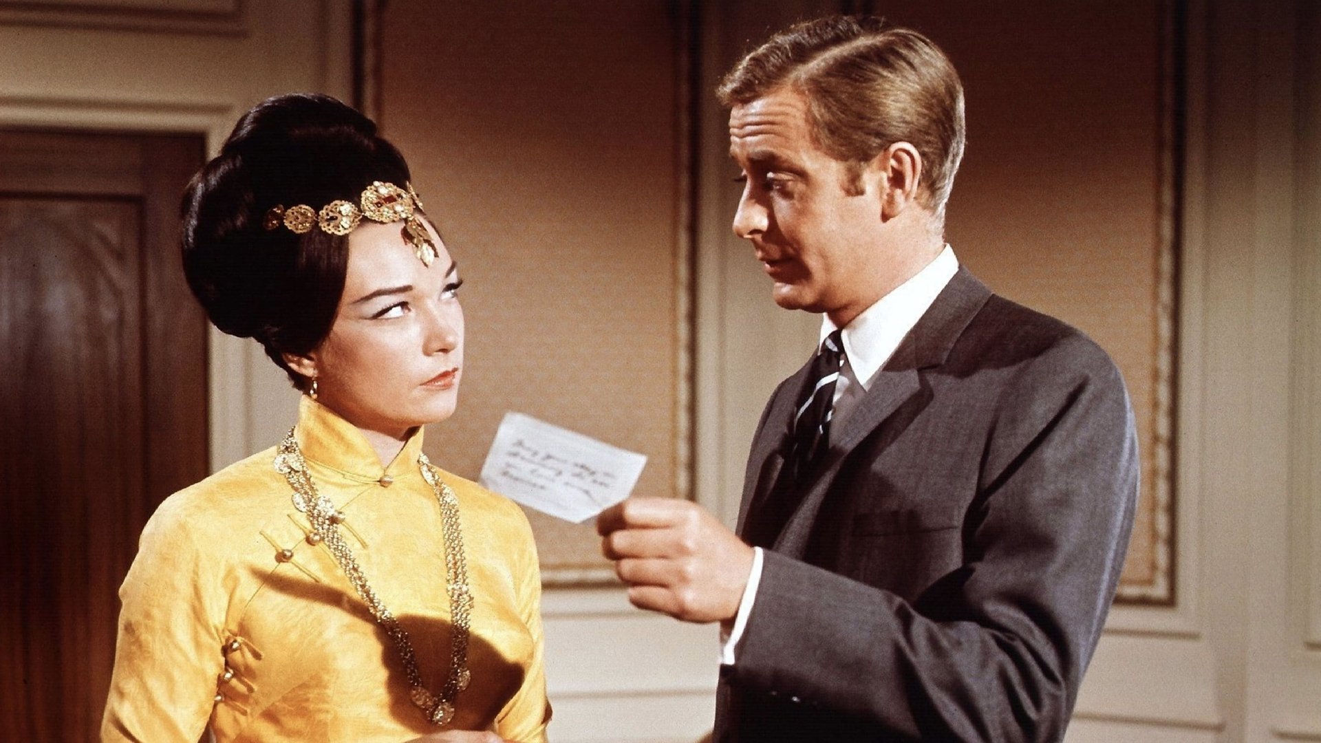 Cinematic background from Gambit 1966 - Harry Dean is a career burglar set on stealing a piece of priceless art from the world's wealthiest man, Mr. Shahbandar. With the help of exotic showgirl Nicole Chang, he concocts the perfect scheme for how the robbery should go and lays it out point by point. However, when the team tries to execute the plan, perfection and reality don't quite match up, and Harry's vision begins to unravel in this twisty tale of a heist gone wrong.