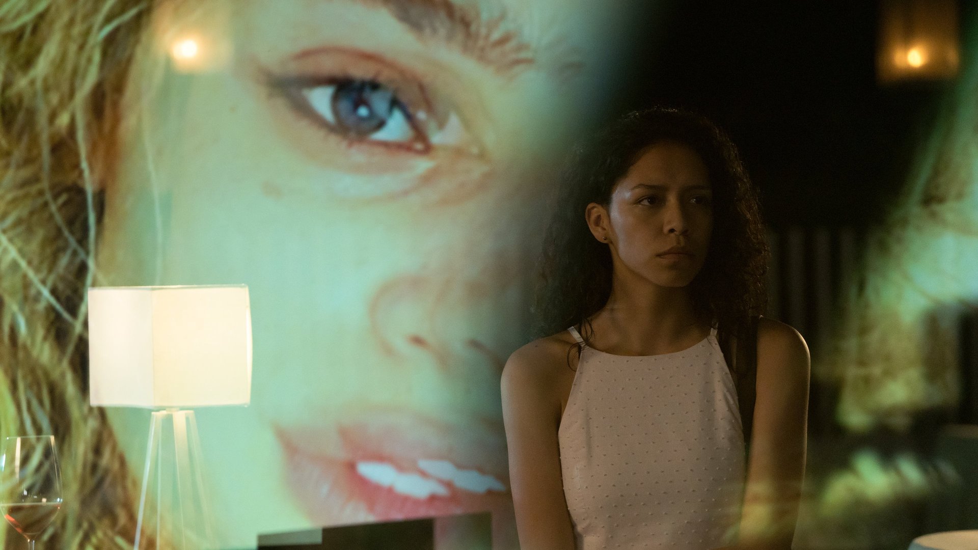 Cinematic background from Chambers 2019 - 2019 - Consumed by the mystery surrounding the donor heart that saved her life, a young patient starts taking on sinister characteristics of the deceased.