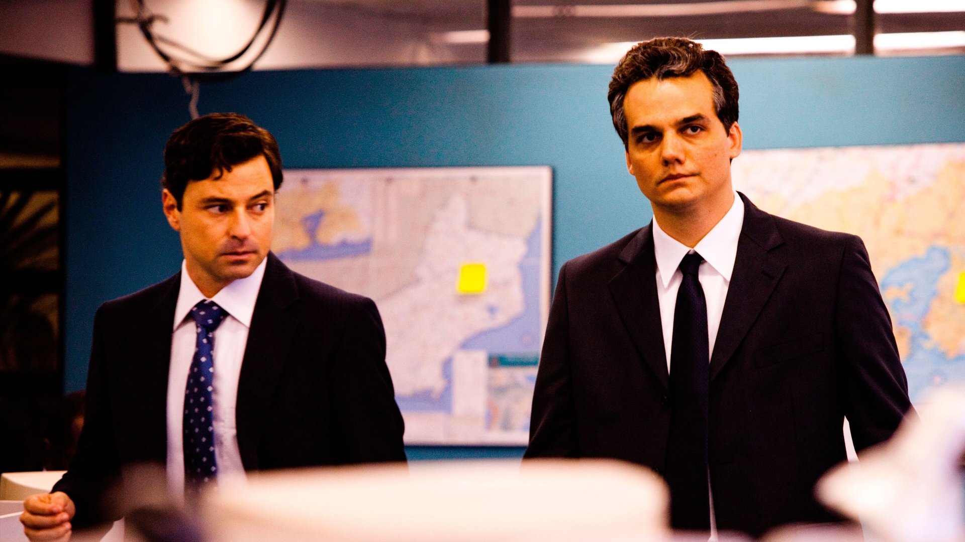 Cinematic background from Elite Squad 2: The Enemy Within 2010 - After a bloody invasion of the BOPE in the High-Security Penitentiary Bangu 1 in Rio de Janeiro to control a rebellion of interns, the Lieutenant-Colonel Roberto Nascimento and the second in command Captain André Matias are accused by the Human Right Aids member Diogo Fraga of execution of prisoners. Matias is transferred to the corrupted Military Police and Nascimento is exonerated from the BOPE by the Governor.