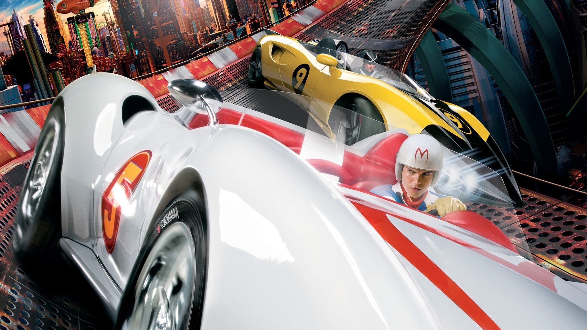 Cinematic background from Speed Racer 2008 - Speed Racer is a young and brilliant racing driver. When corruption in the racing leagues costs his brother his life, Speed must team up with the police and the mysterious Racer X to bring an end to the corruption and criminal activities.