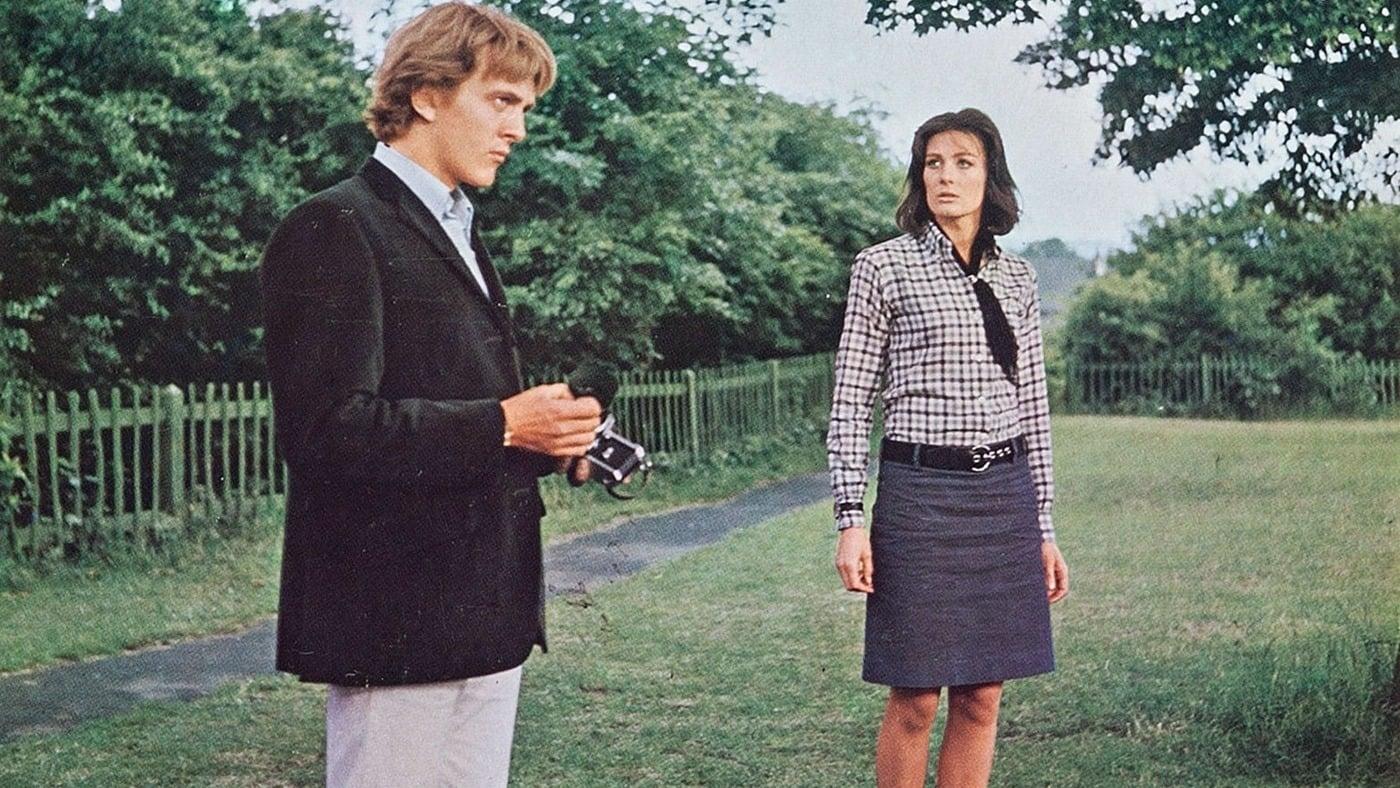 Cinematic background from Blow-Up 1966 - A successful mod photographer in London whose world is bounded by fashion, pop music, marijuana, and easy sex, feels his life is boring and despairing. But in the course of a single day he unknowingly captures a death on film.