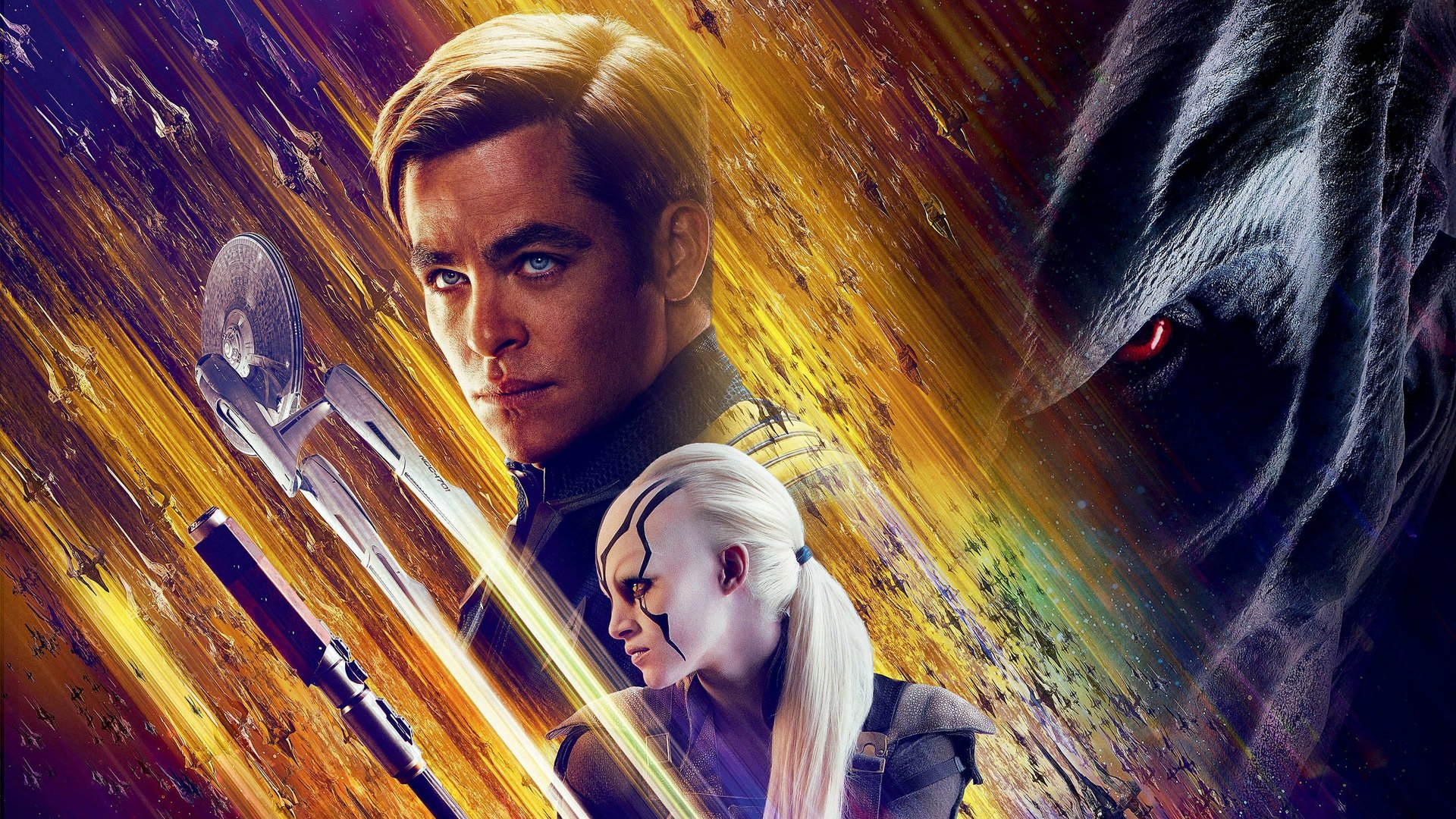 Cinematic background from Star Trek Beyond 2016 - The USS Enterprise crew explores the furthest reaches of uncharted space, where they encounter a mysterious new enemy who puts them and everything the Federation stands for to the test.