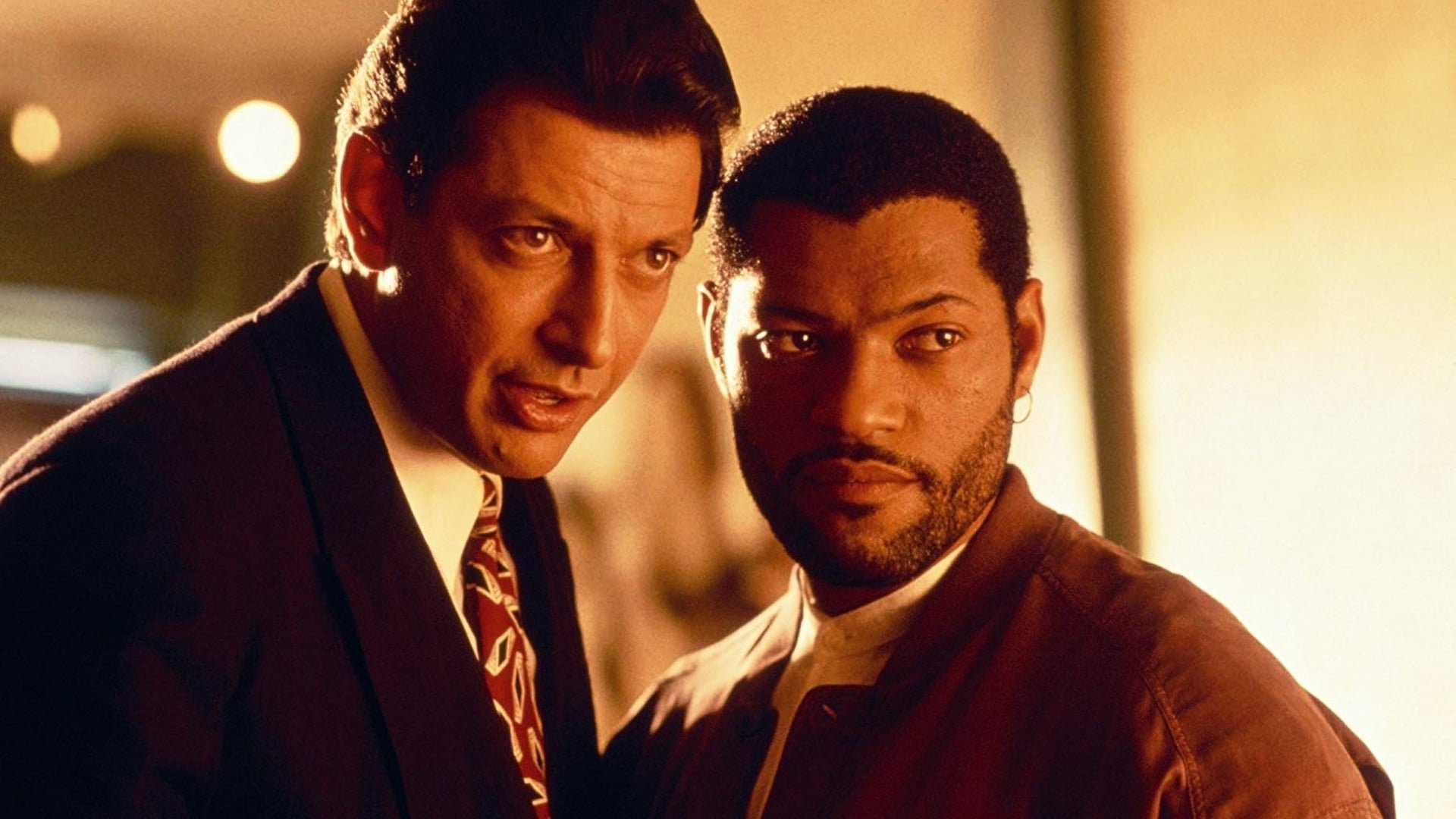 Cinematic background from Deep Cover 1992 - Black police officer Russell Stevens applies for a special anti-drug squad which targets the highest boss of cocaine delivery to LA—the Colombian foreign minister's nephew. Russell works his way up from the bottom undercover, until he reaches the boss.